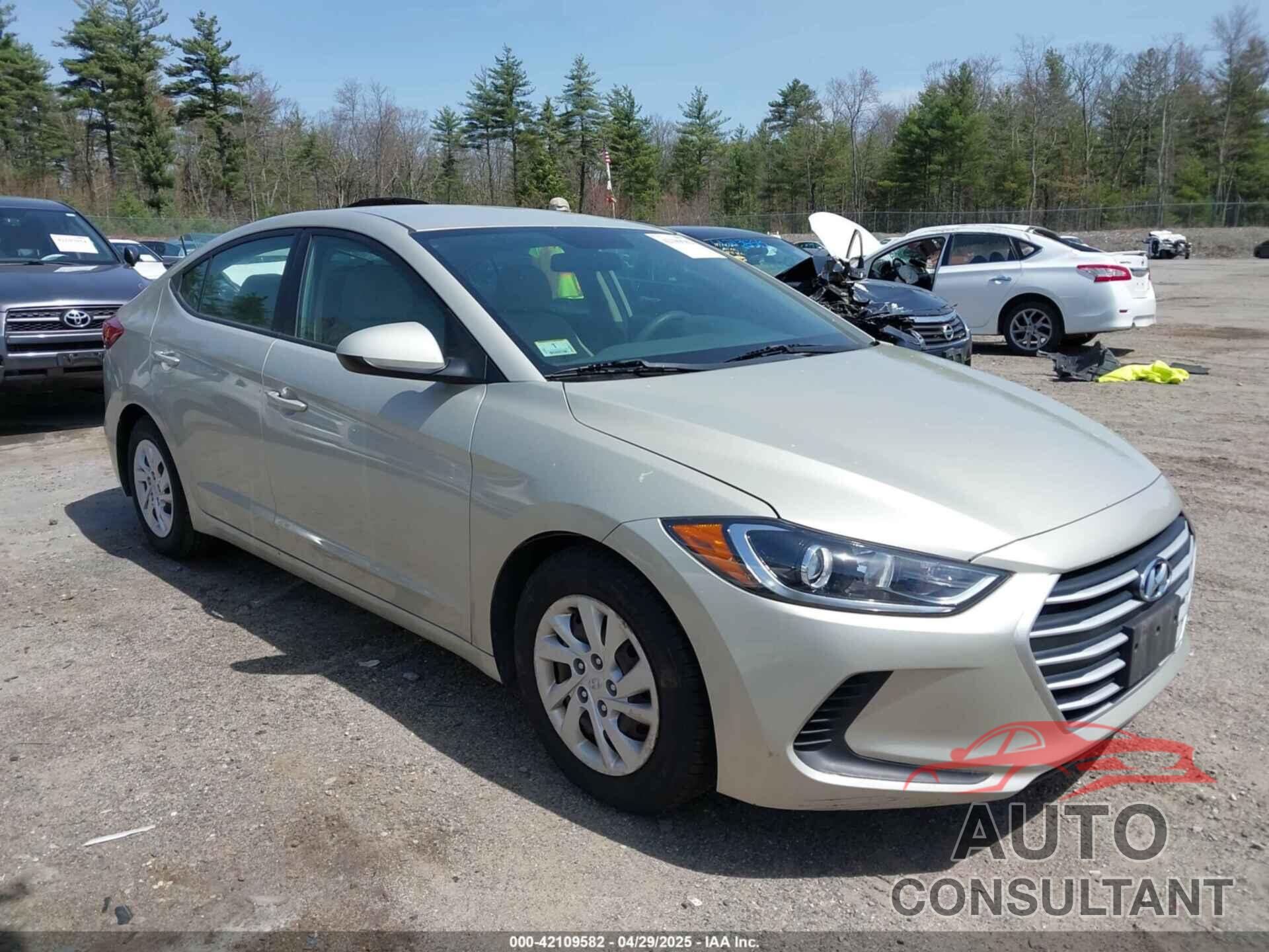 HYUNDAI ELANTRA 2018 - 5NPD74LF4JH299338