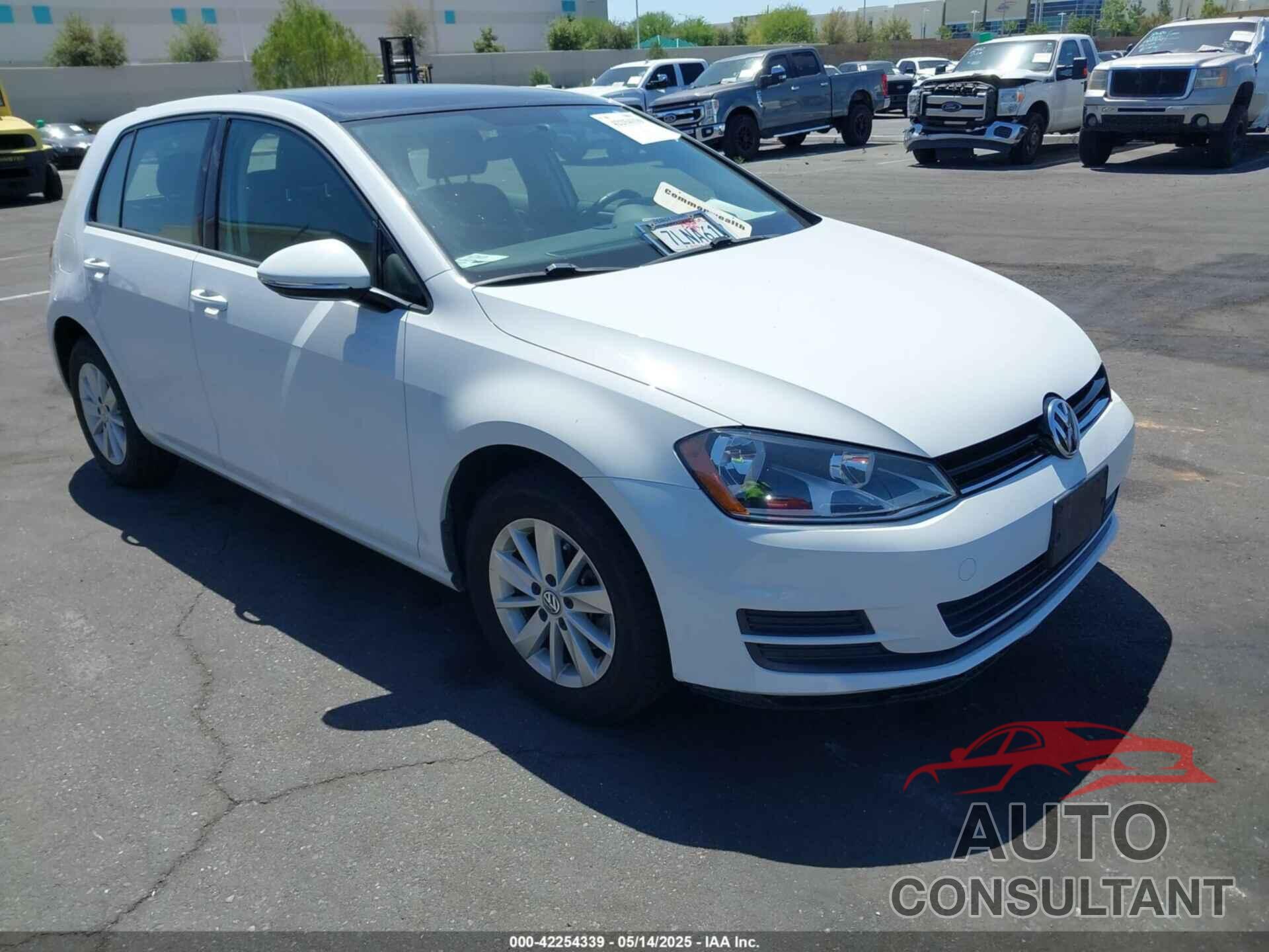VOLKSWAGEN GOLF 2015 - 3VW217AU9FM040953