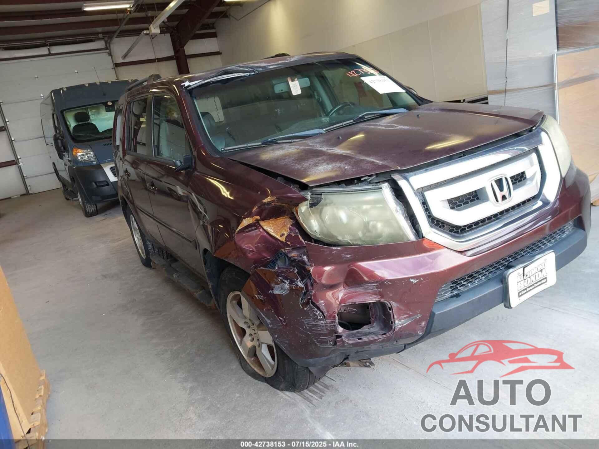 HONDA PILOT 2011 - 5FNYF3H51BB020006