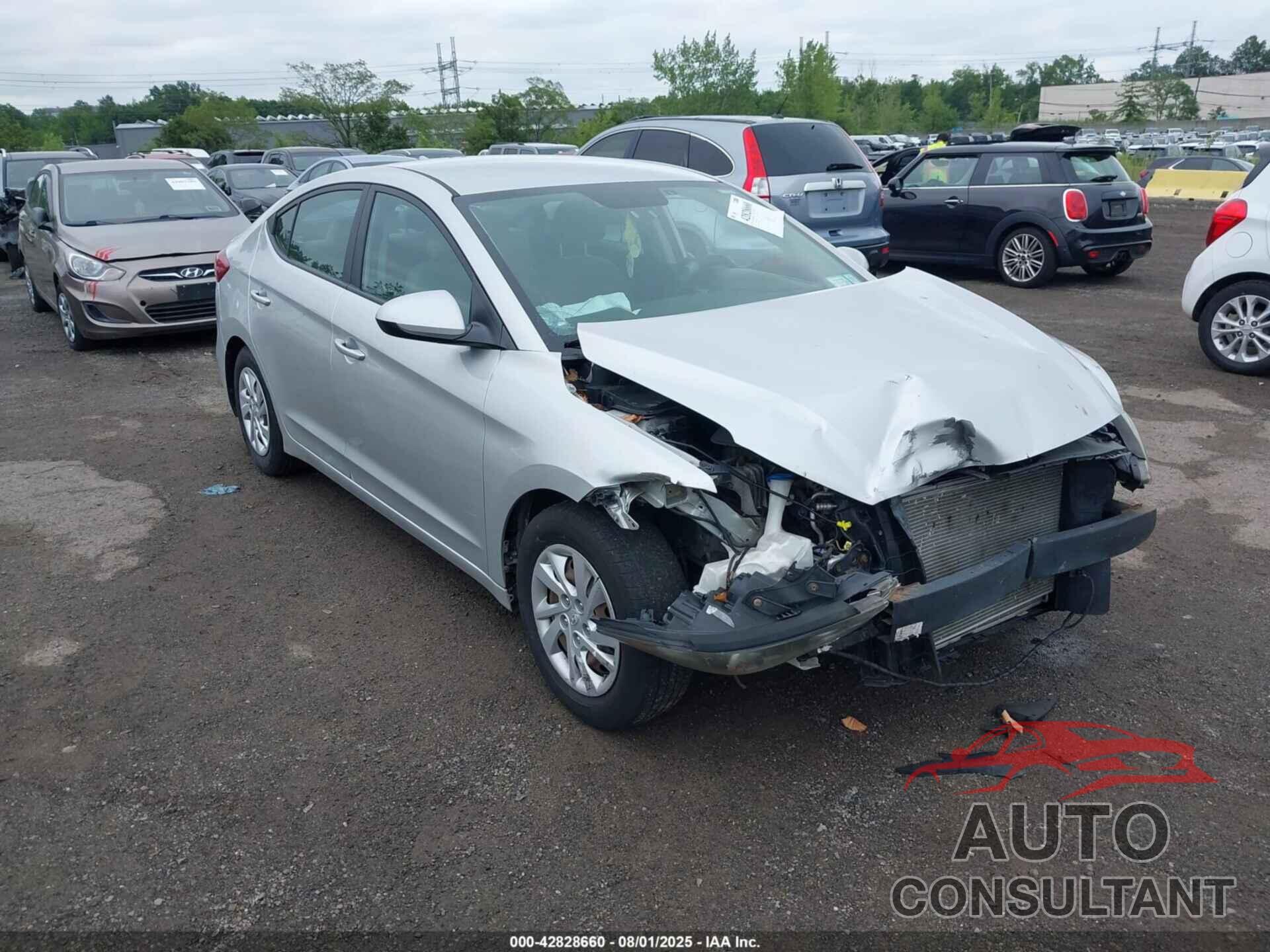 HYUNDAI ELANTRA 2017 - 5NPD74LF5HH063825