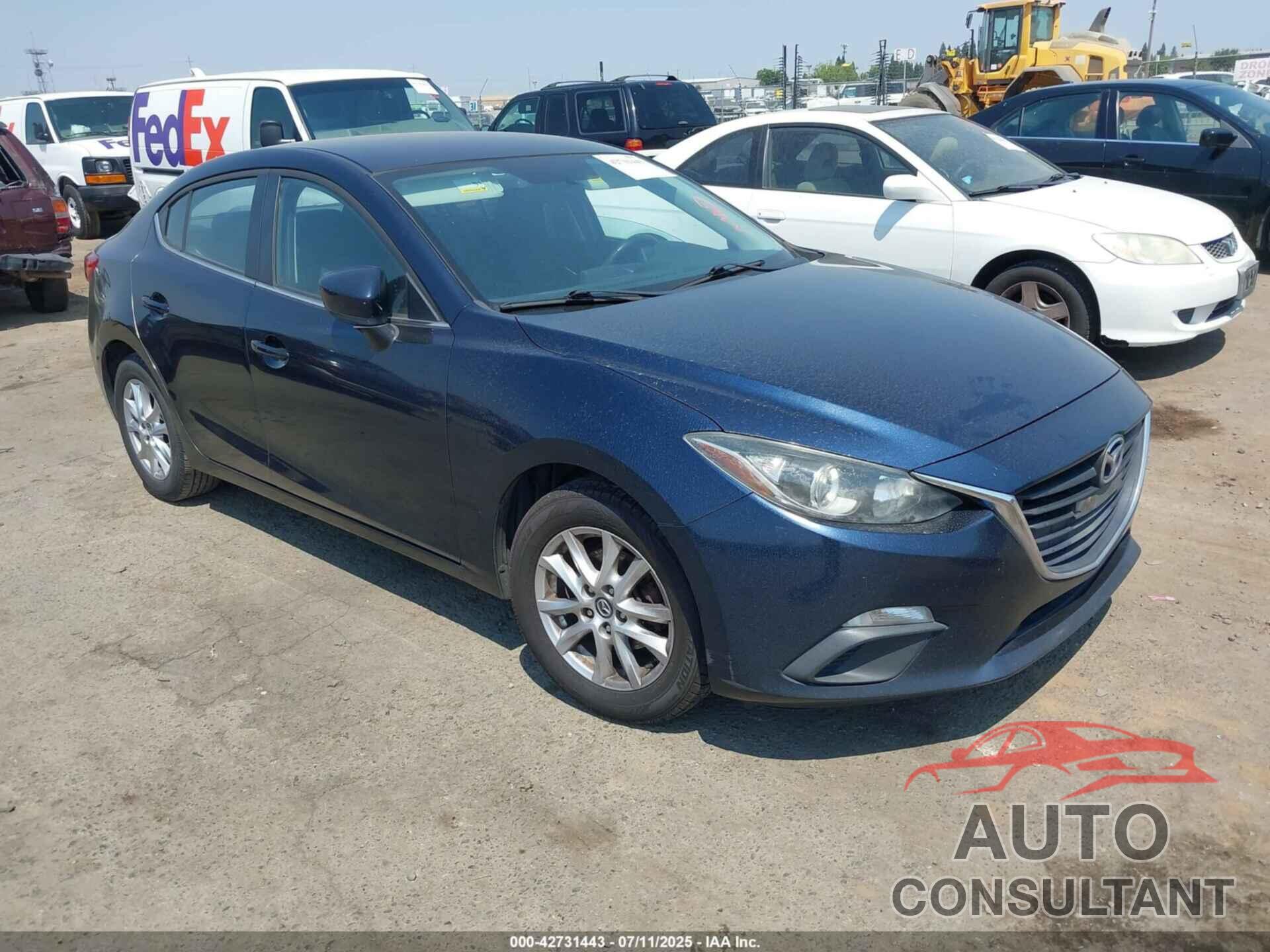 MAZDA MAZDA3 2014 - JM1BM1V70E1192322