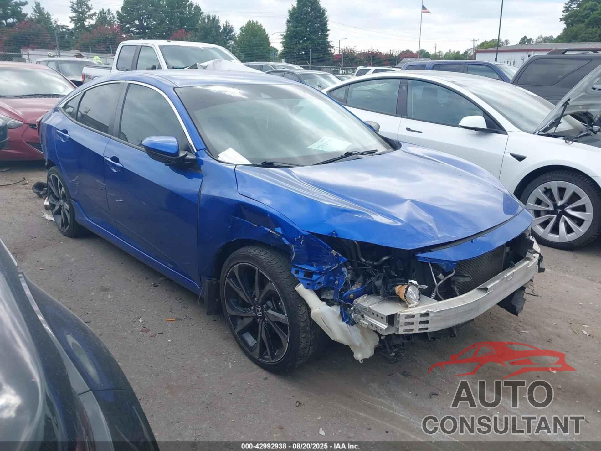 HONDA CIVIC 2019 - 2HGFC2F84KH576703