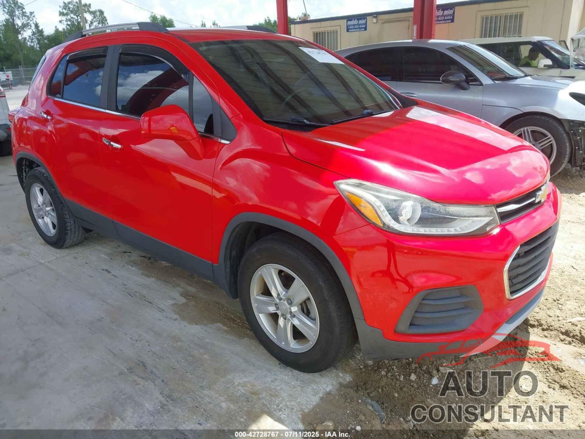 CHEVROLET TRAX 2018 - 3GNCJLSBXJL157170