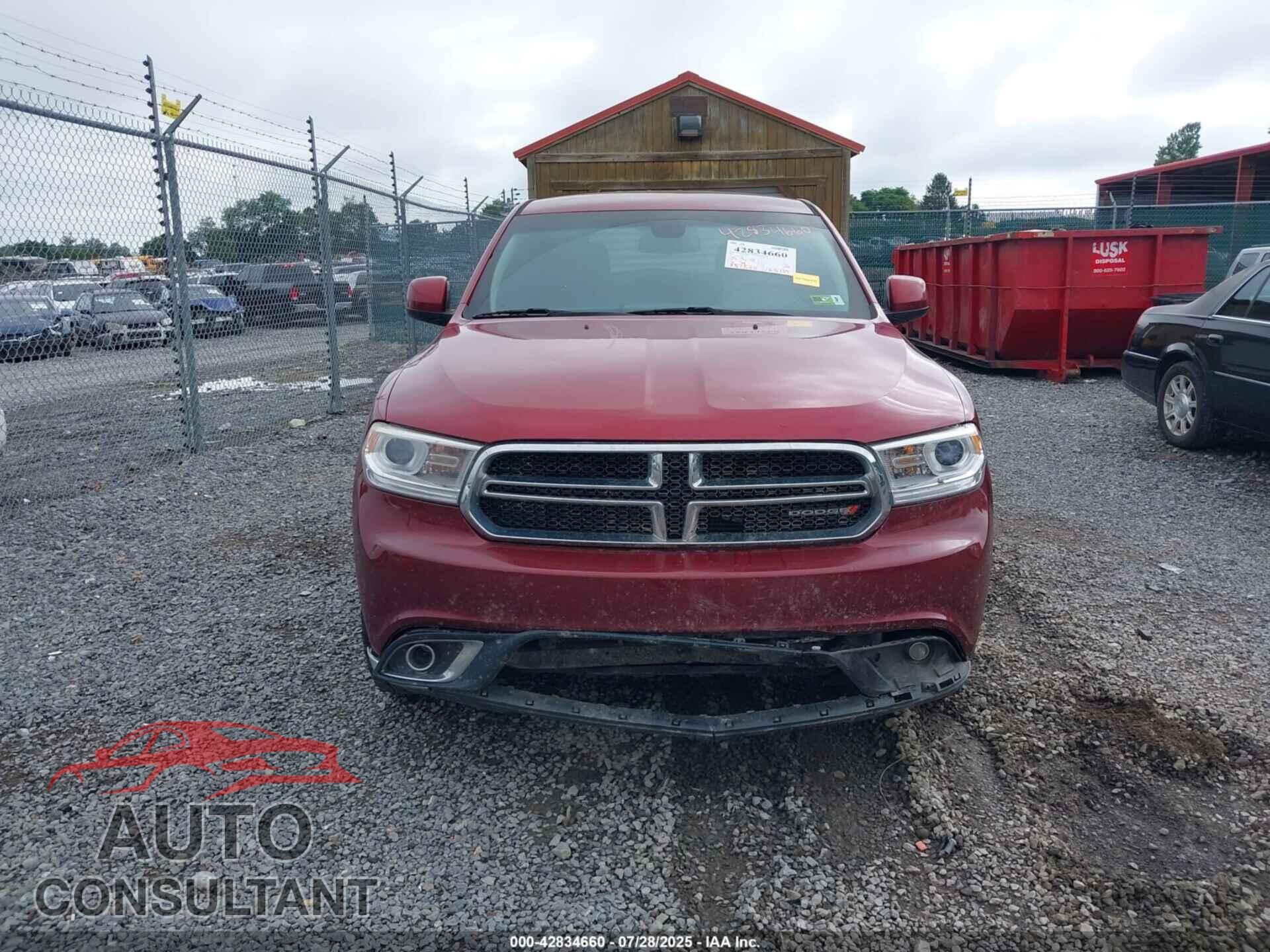 DODGE DURANGO 2015 - 1C4RDJAG9FC176971