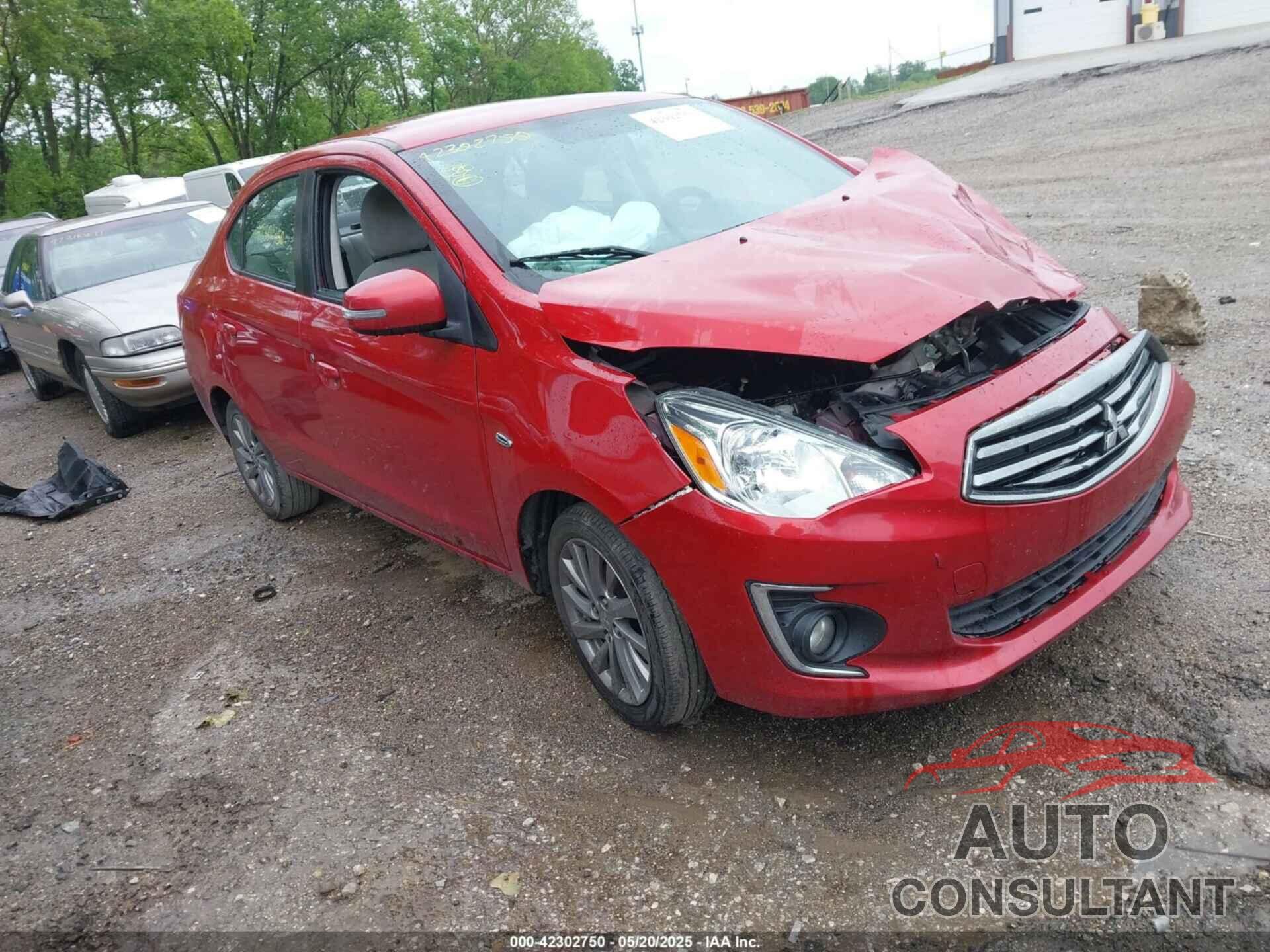 MITSUBISHI MIRAGE 2017 - ML32F4FJ1HHF15669