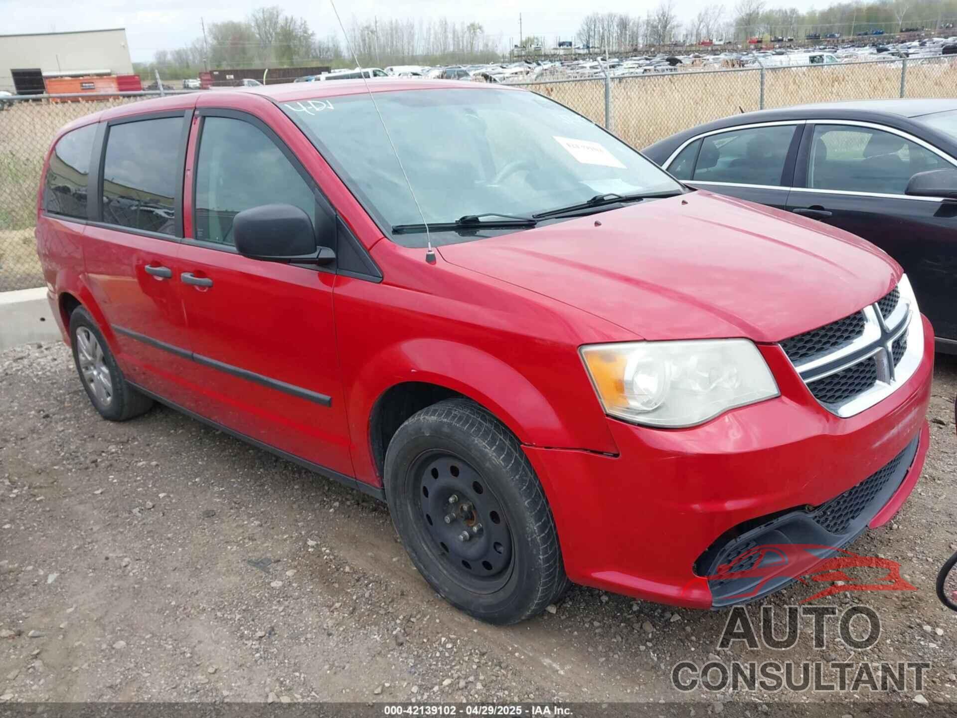 DODGE GRAND CARAVAN 2014 - 2C4RDGBG9ER362663
