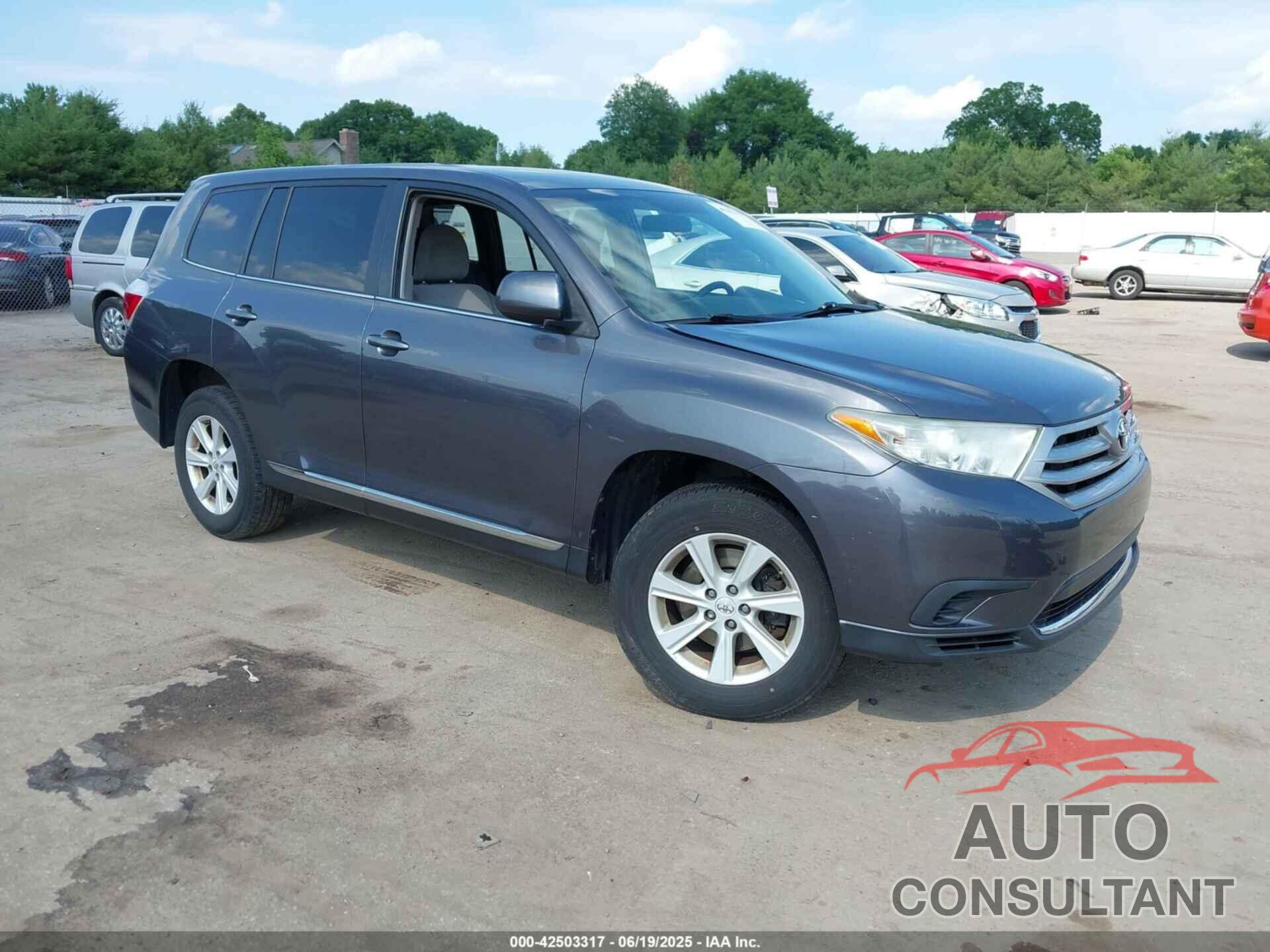 TOYOTA HIGHLANDER 2013 - 5TDBK3EH4DS192075