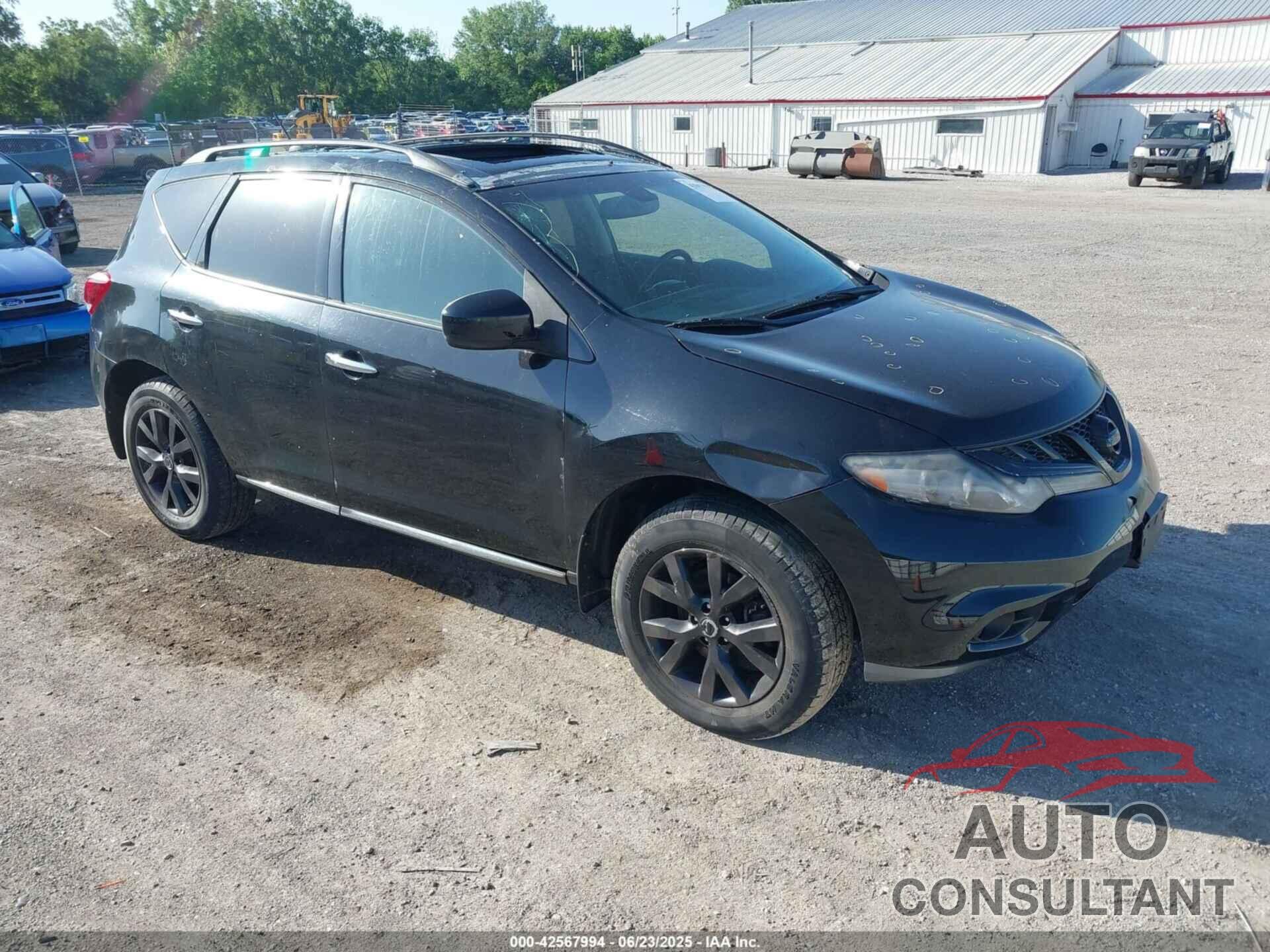 NISSAN MURANO 2011 - JN8AZ1MWXBW175021