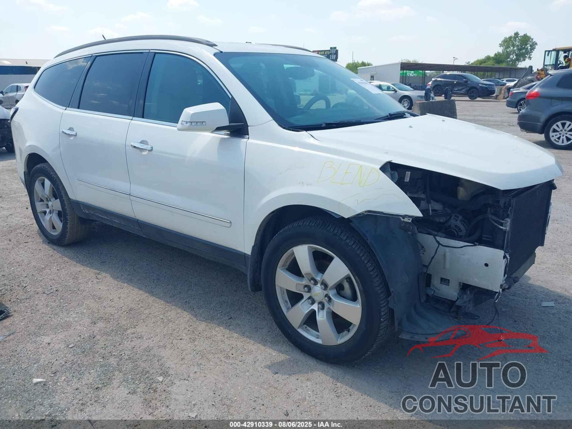 CHEVROLET TRAVERSE 2013 - 1GNKRLKD7DJ257342