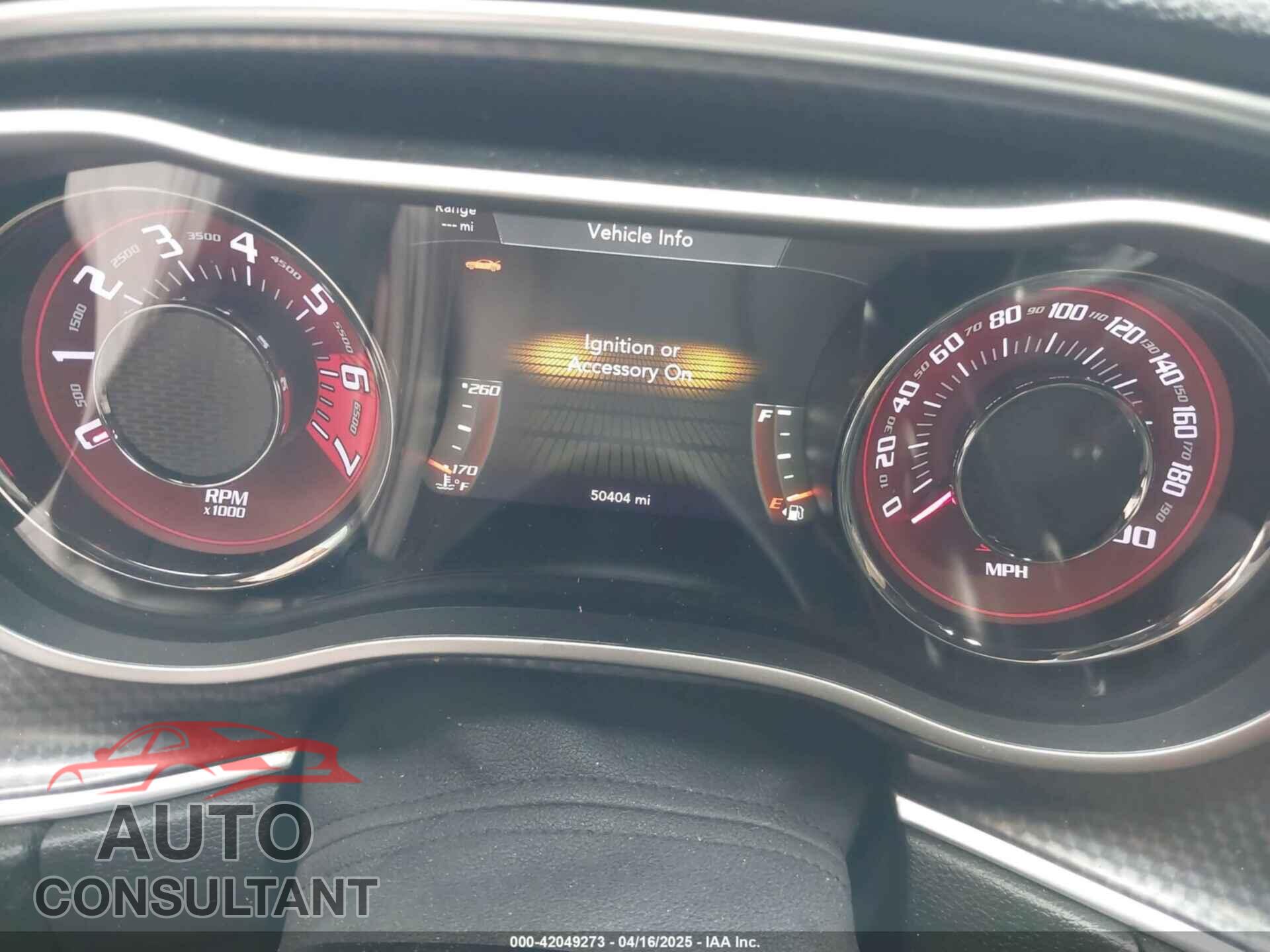 DODGE CHALLENGER 2016 - 2C3CDZC91GH305419