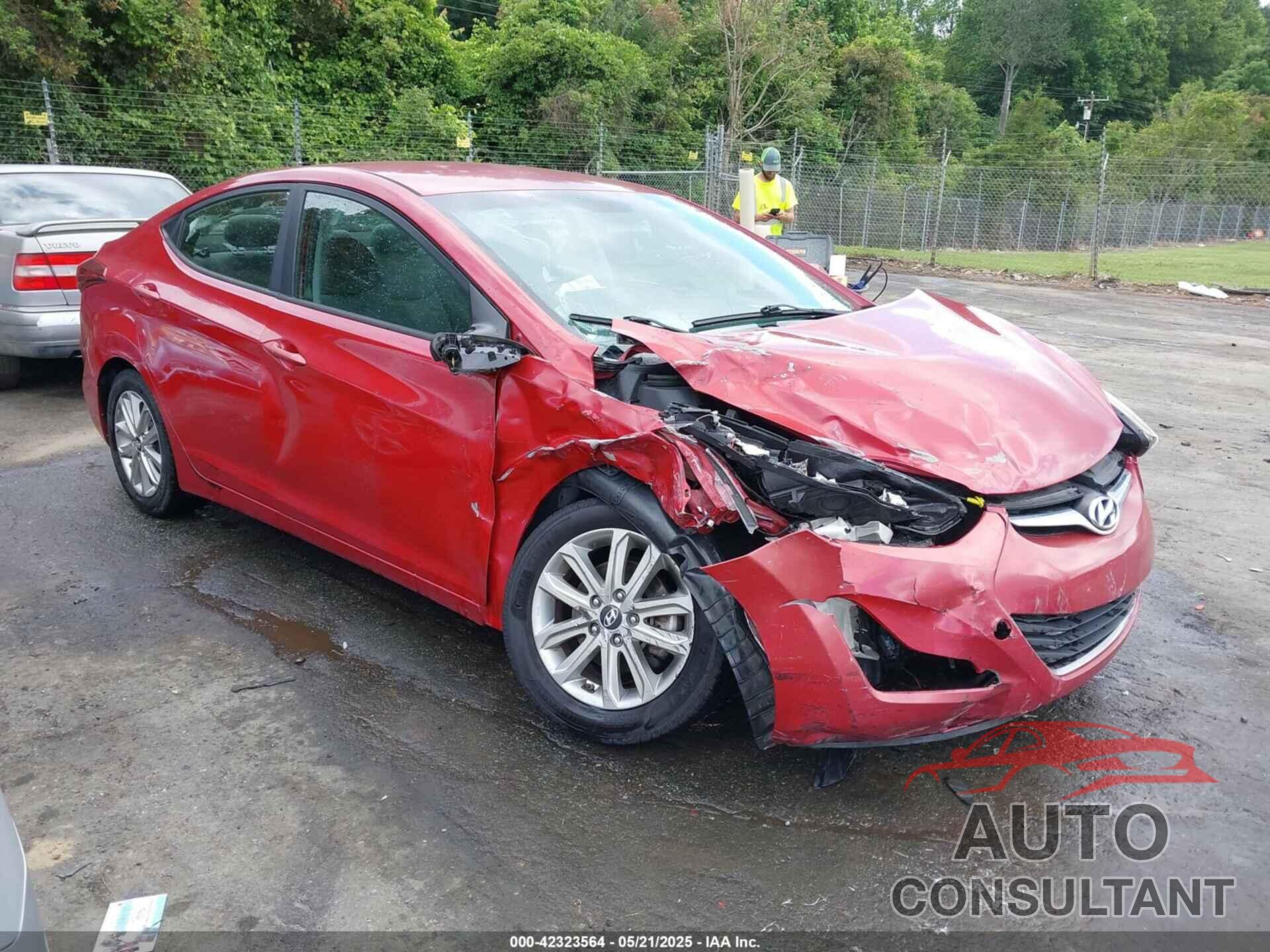 HYUNDAI ELANTRA 2016 - KMHDH4AEXGU531569