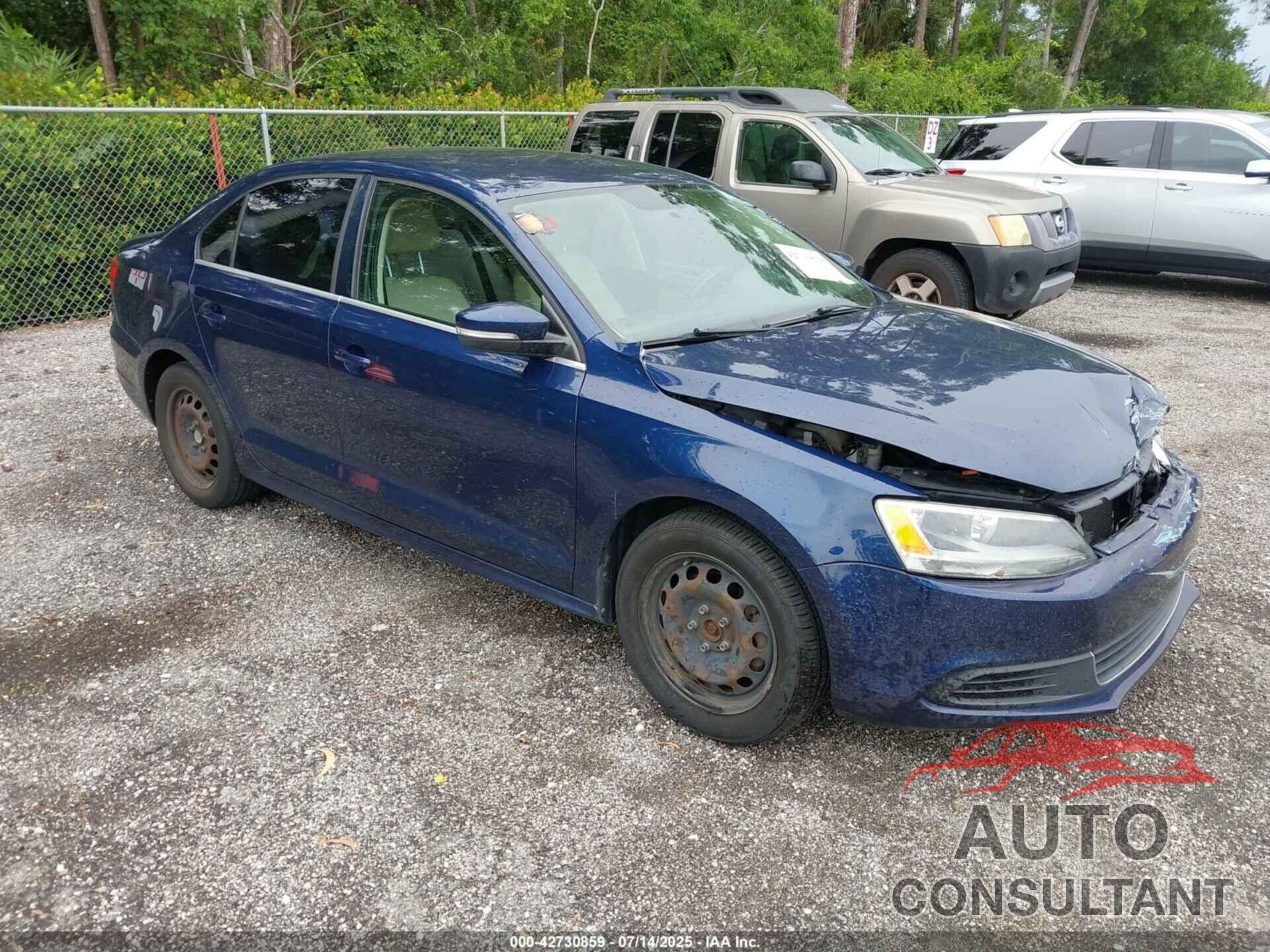 VOLKSWAGEN JETTA 2013 - 3VWDX7AJ6DM221101