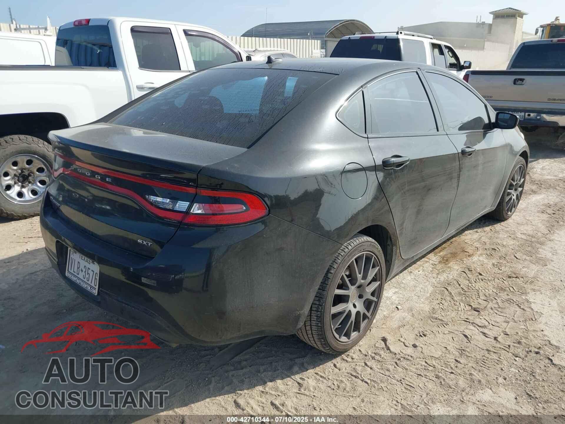 DODGE DART 2013 - 1C3CDFBA2DD344684