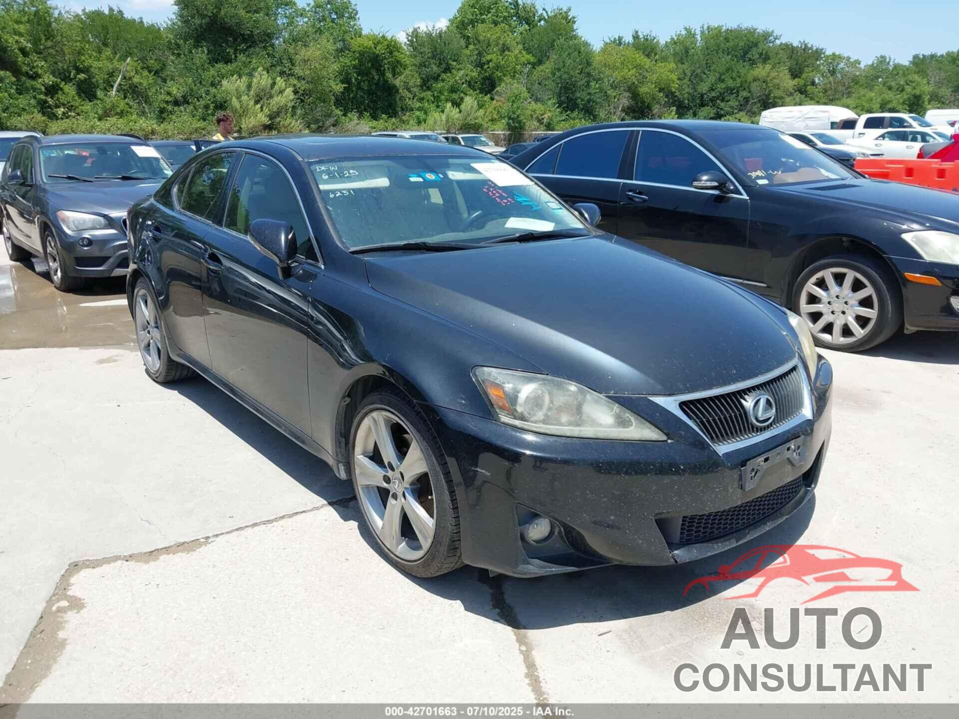 LEXUS IS 250 2012 - JTHBF5C23C5166231