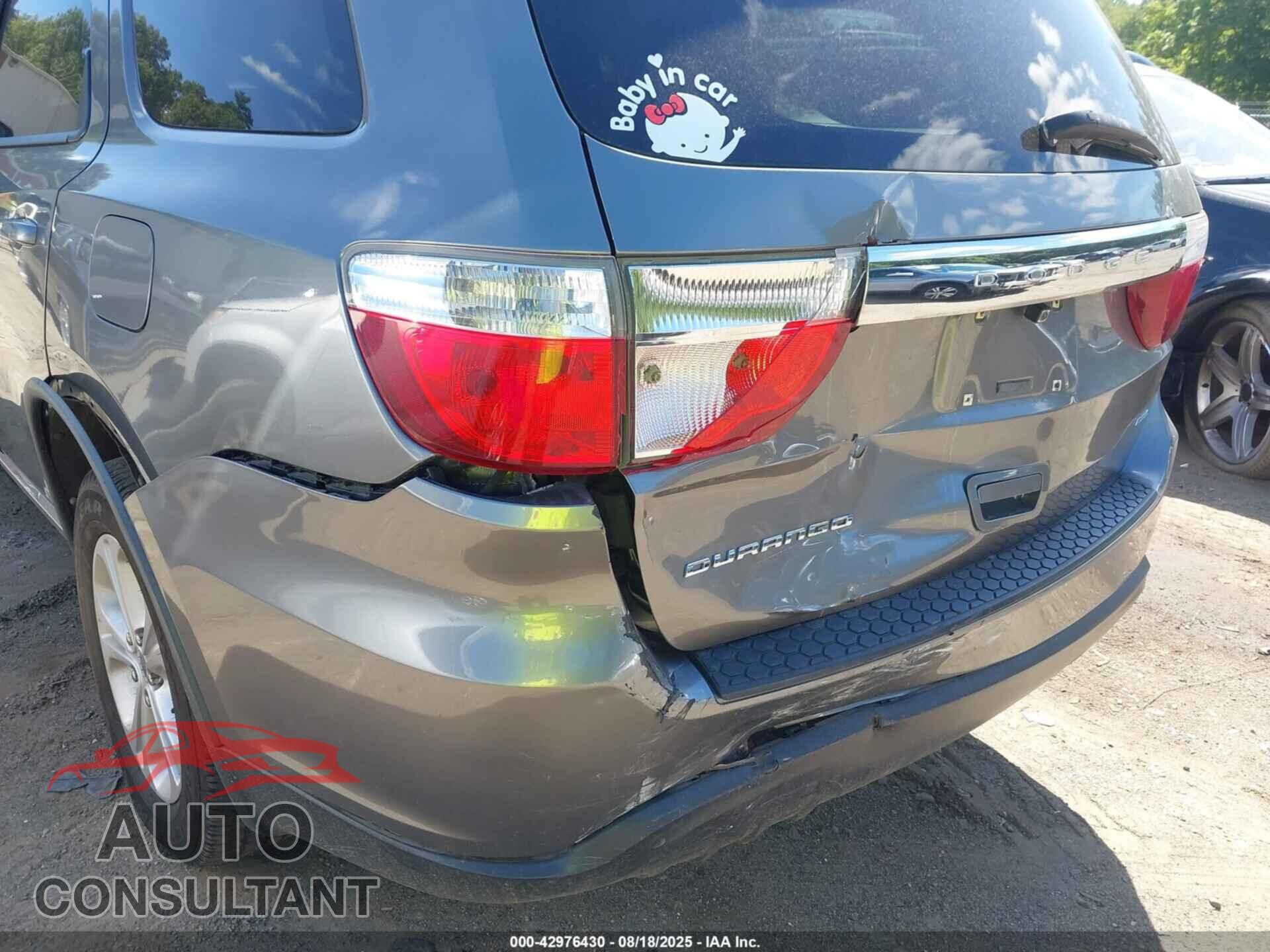 DODGE DURANGO 2012 - 1C4RDJAG0CC112734