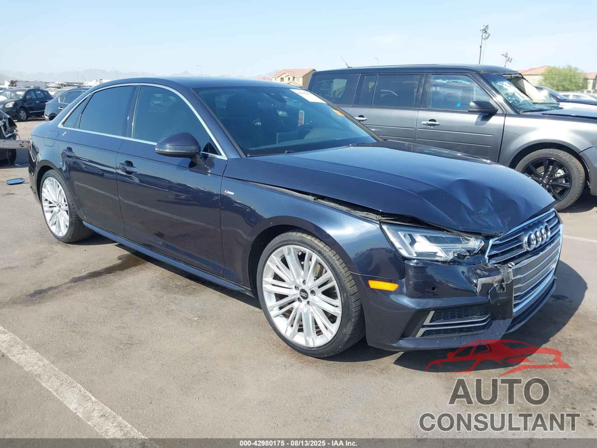 AUDI A4 2018 - WAULMAF47JA080178