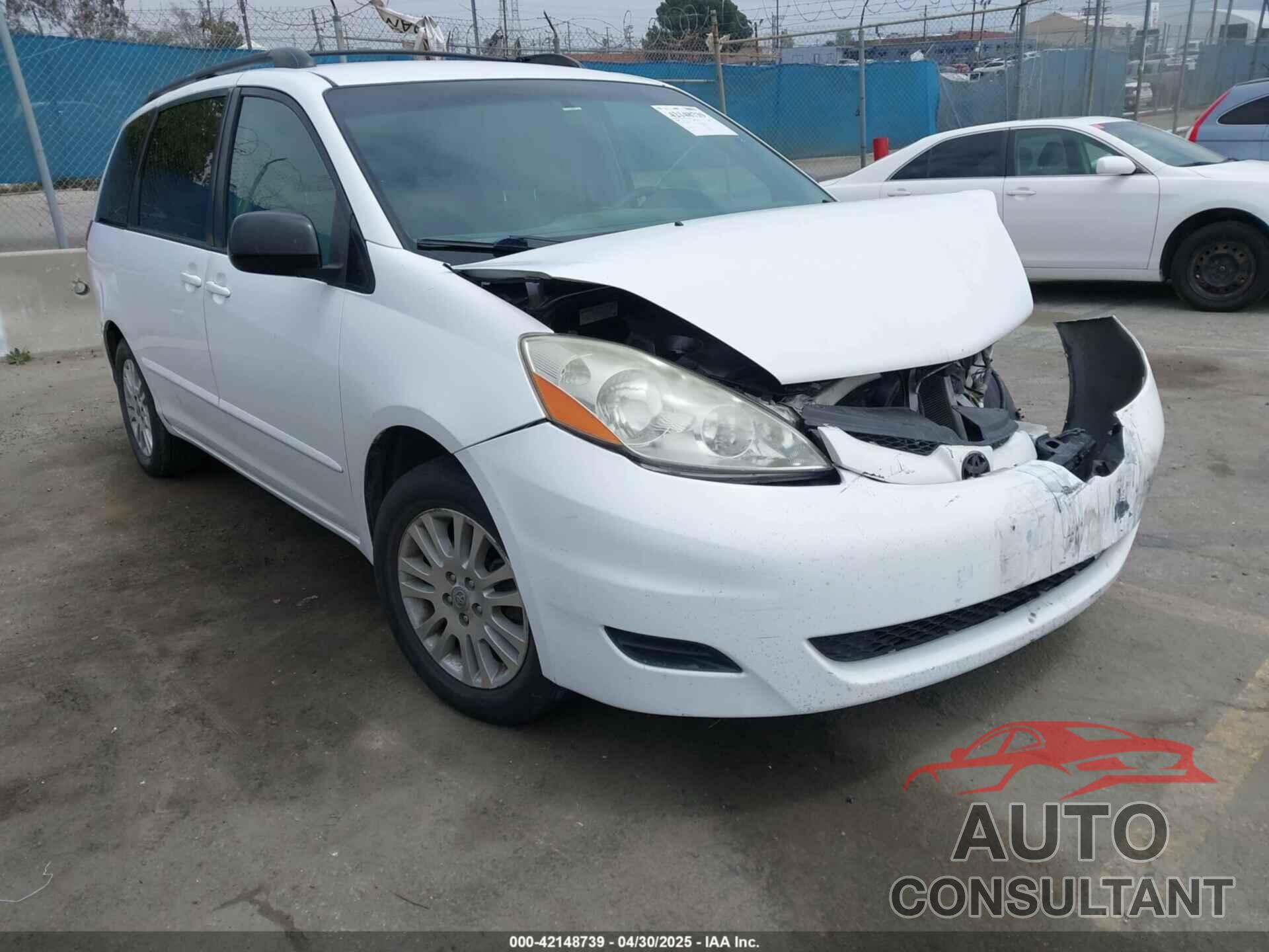 TOYOTA SIENNA 2009 - 5TDZK23C19S249873