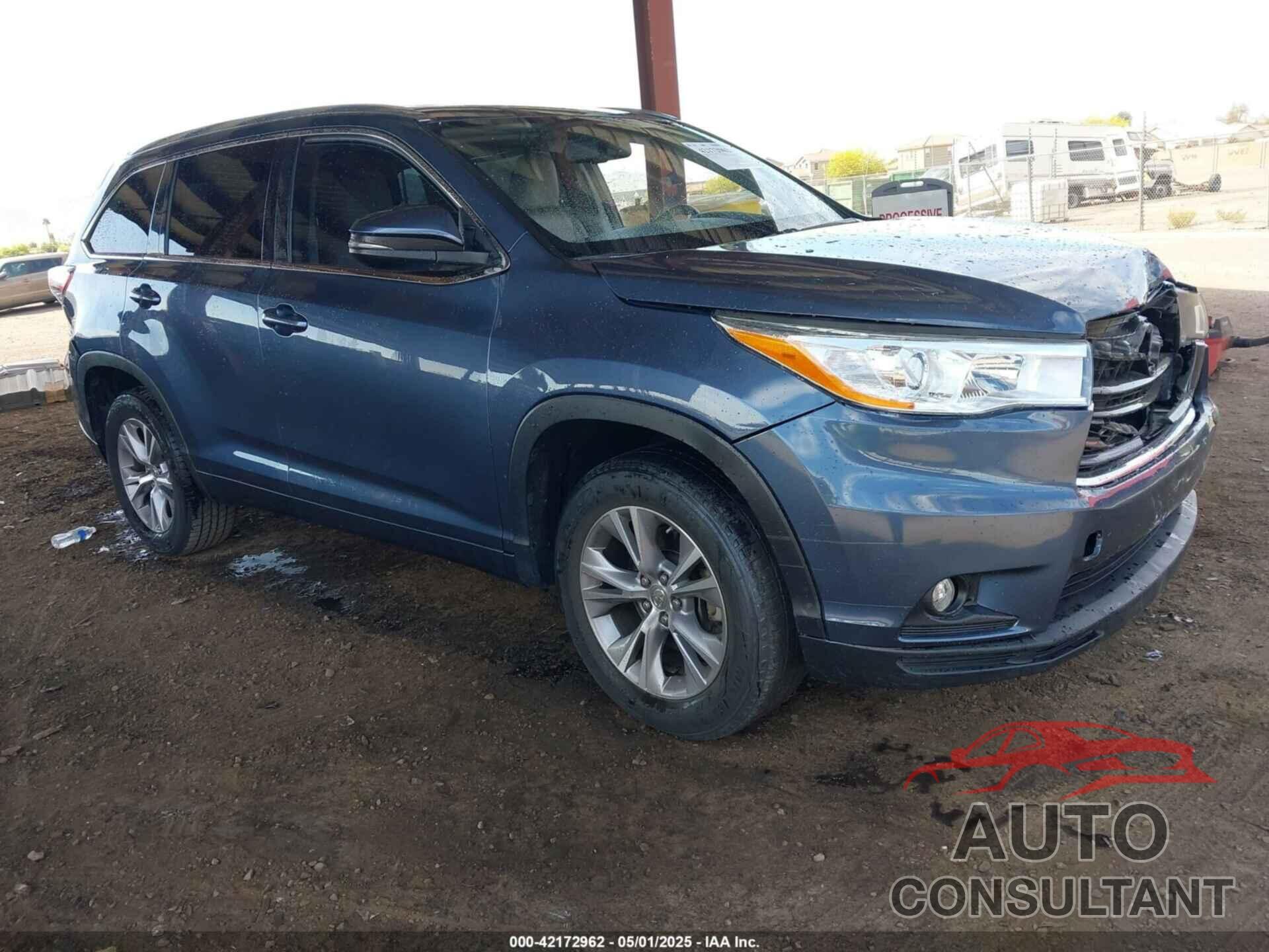 TOYOTA HIGHLANDER 2015 - 5TDKKRFH2FS115421