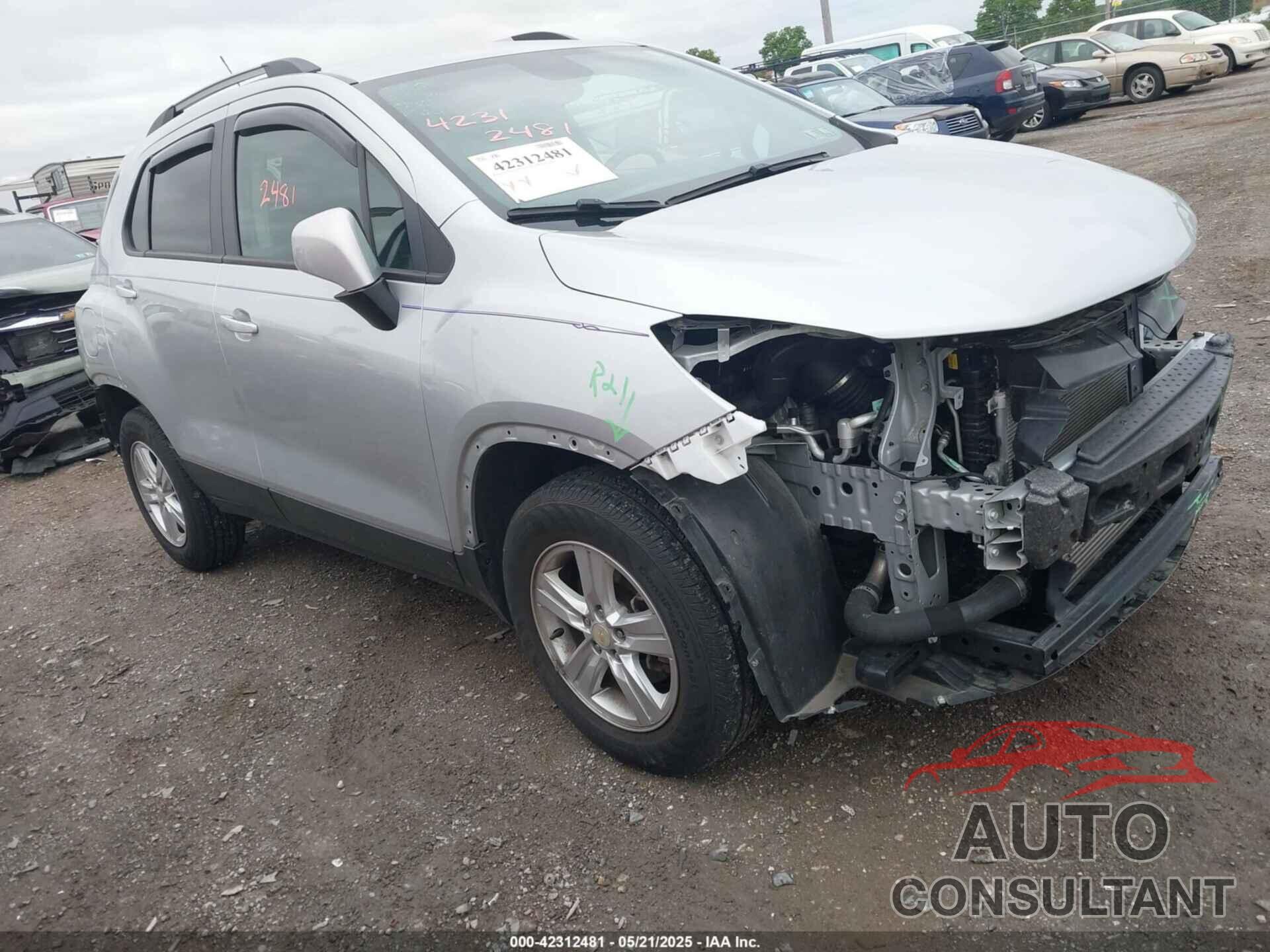 CHEVROLET TRAX 2021 - KL7CJPSM9MB362368