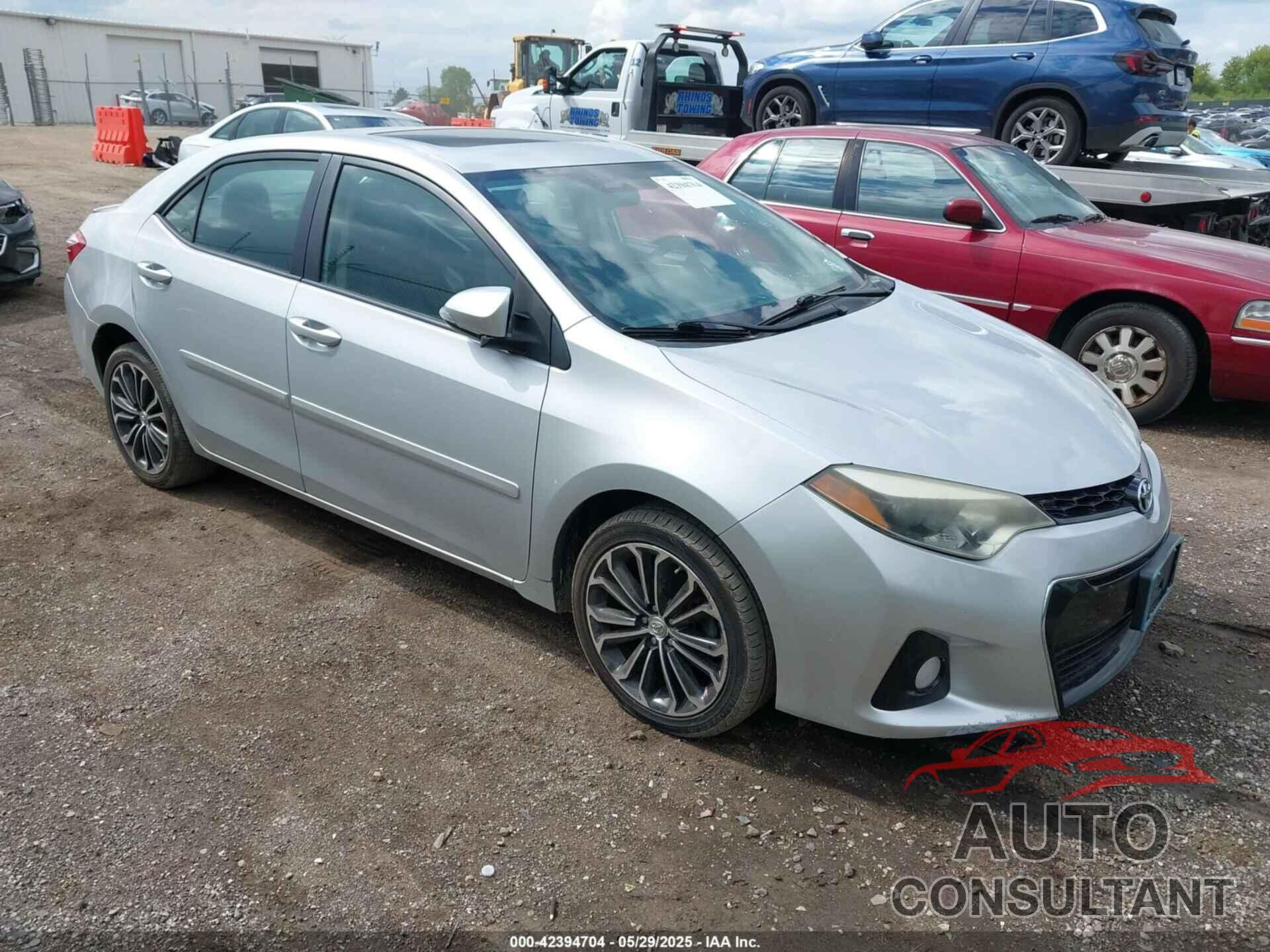 TOYOTA COROLLA 2014 - 5YFBURHE7EP075406