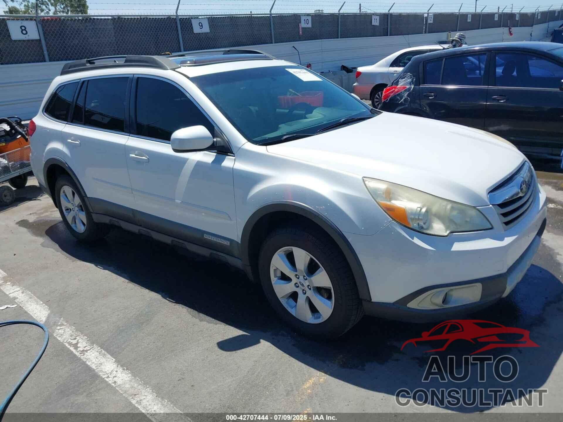 SUBARU OUTBACK 2012 - 4S4BRBKCXC3270725