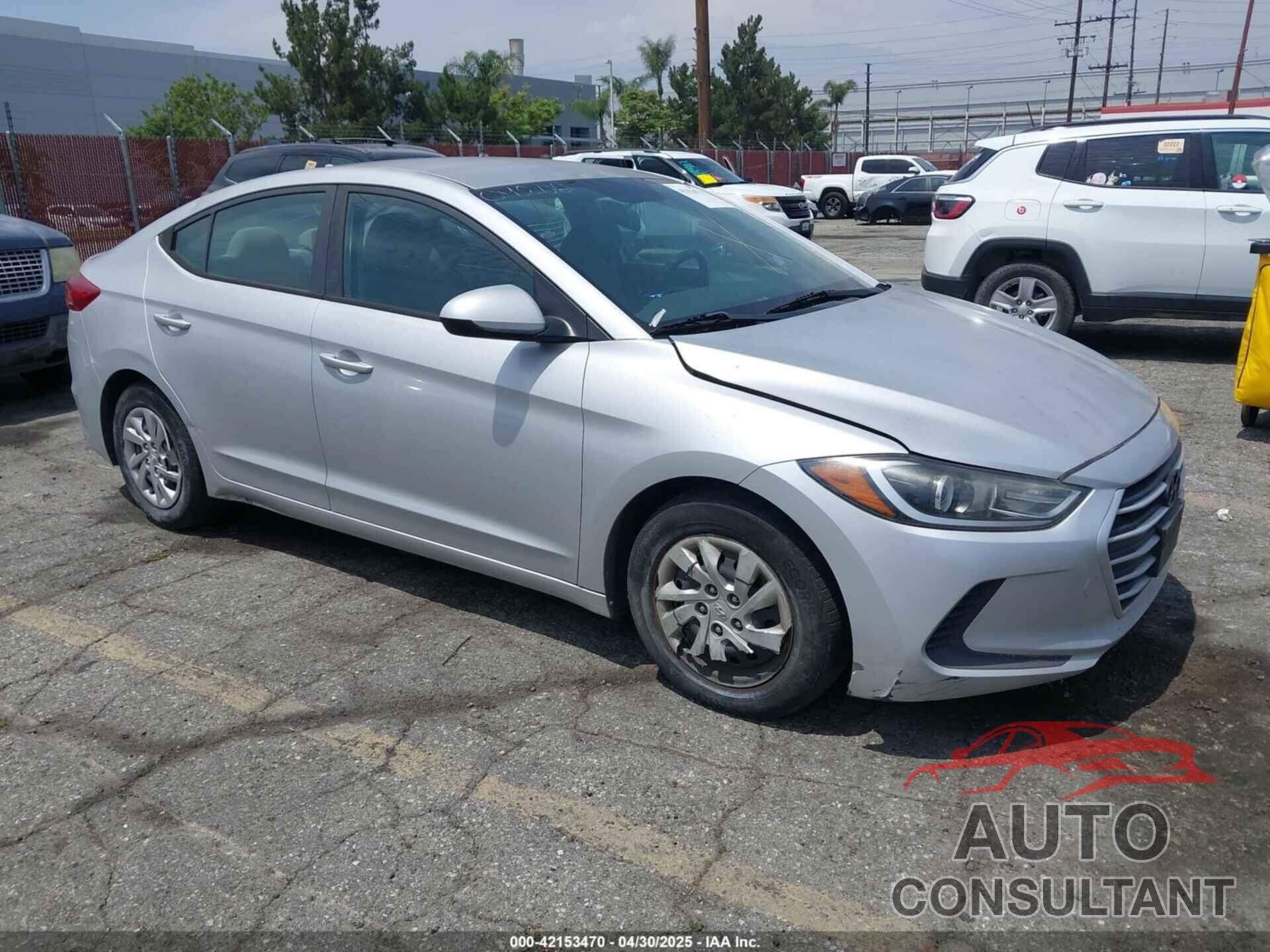 HYUNDAI ELANTRA 2017 - KMHD74LFXHU092061