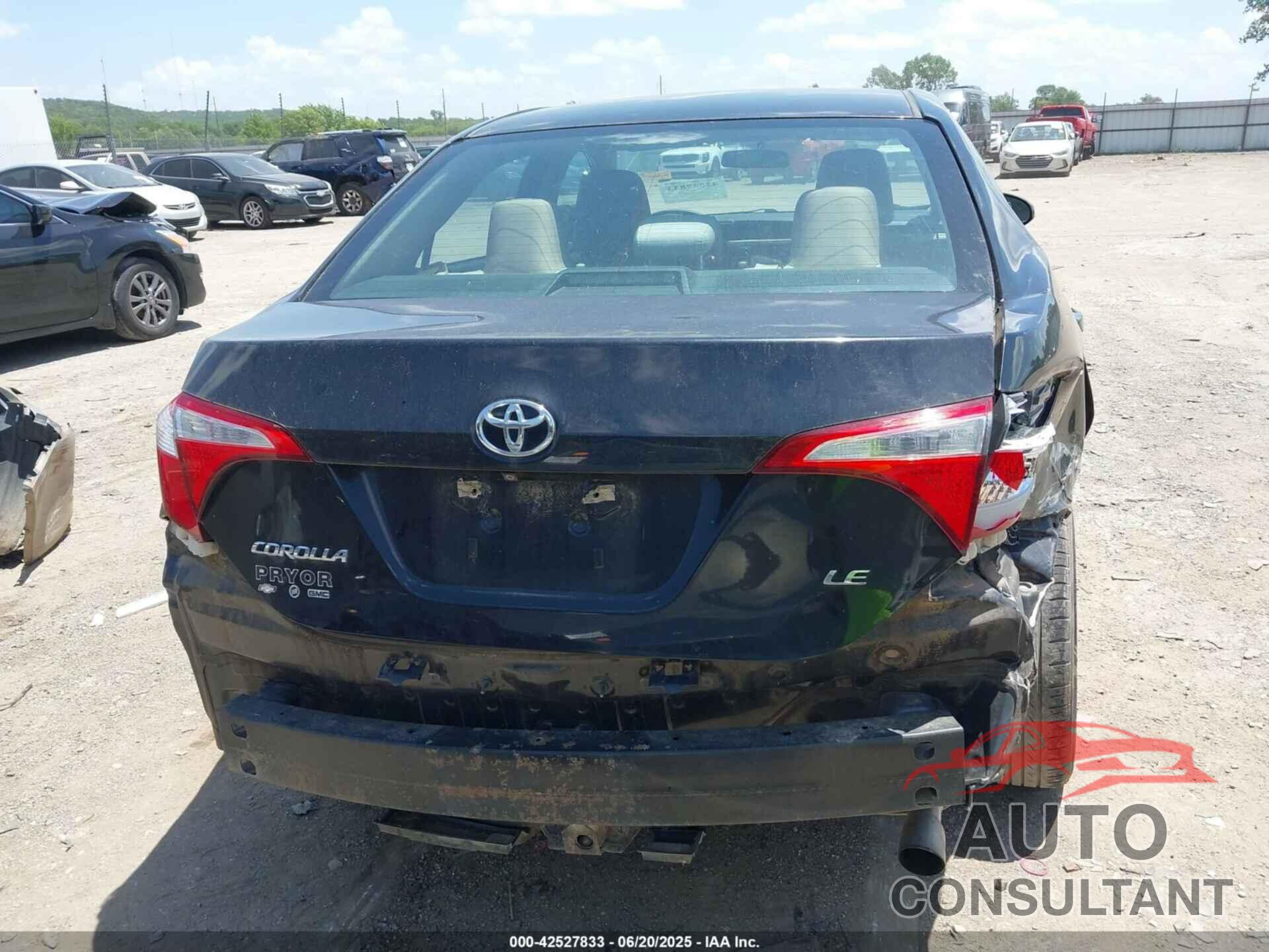 TOYOTA COROLLA 2016 - 5YFBURHE5GP406650