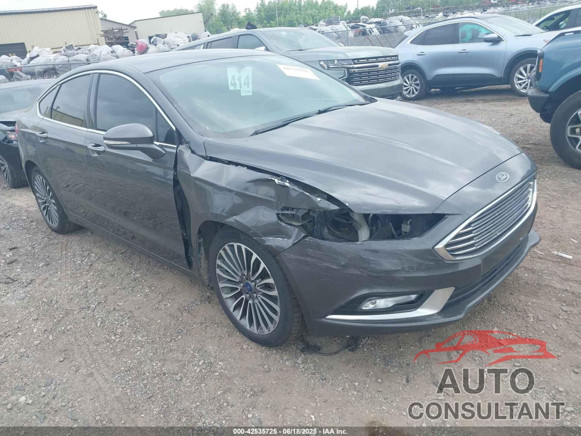 FORD FUSION 2017 - 3FA6P0T9XHR186017