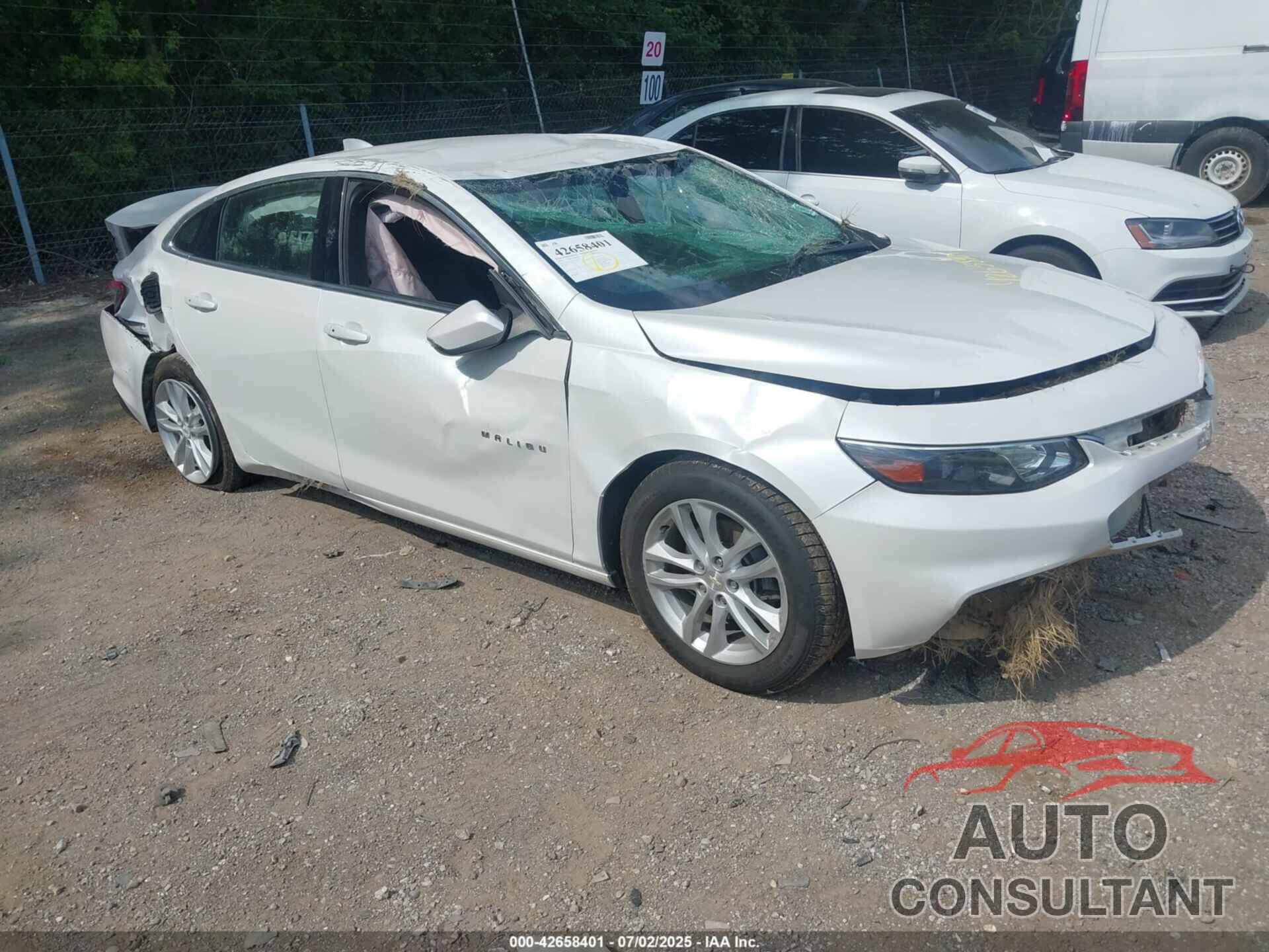 CHEVROLET MALIBU 2016 - 1G1ZE5ST4GF254422