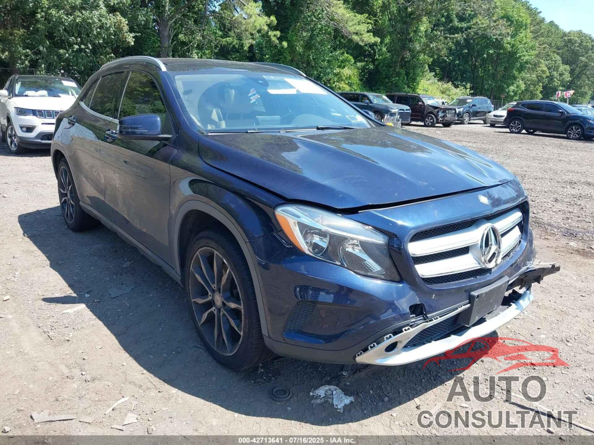 MERCEDES-BENZ GLA 250 2017 - WDCTG4GB1HJ356951