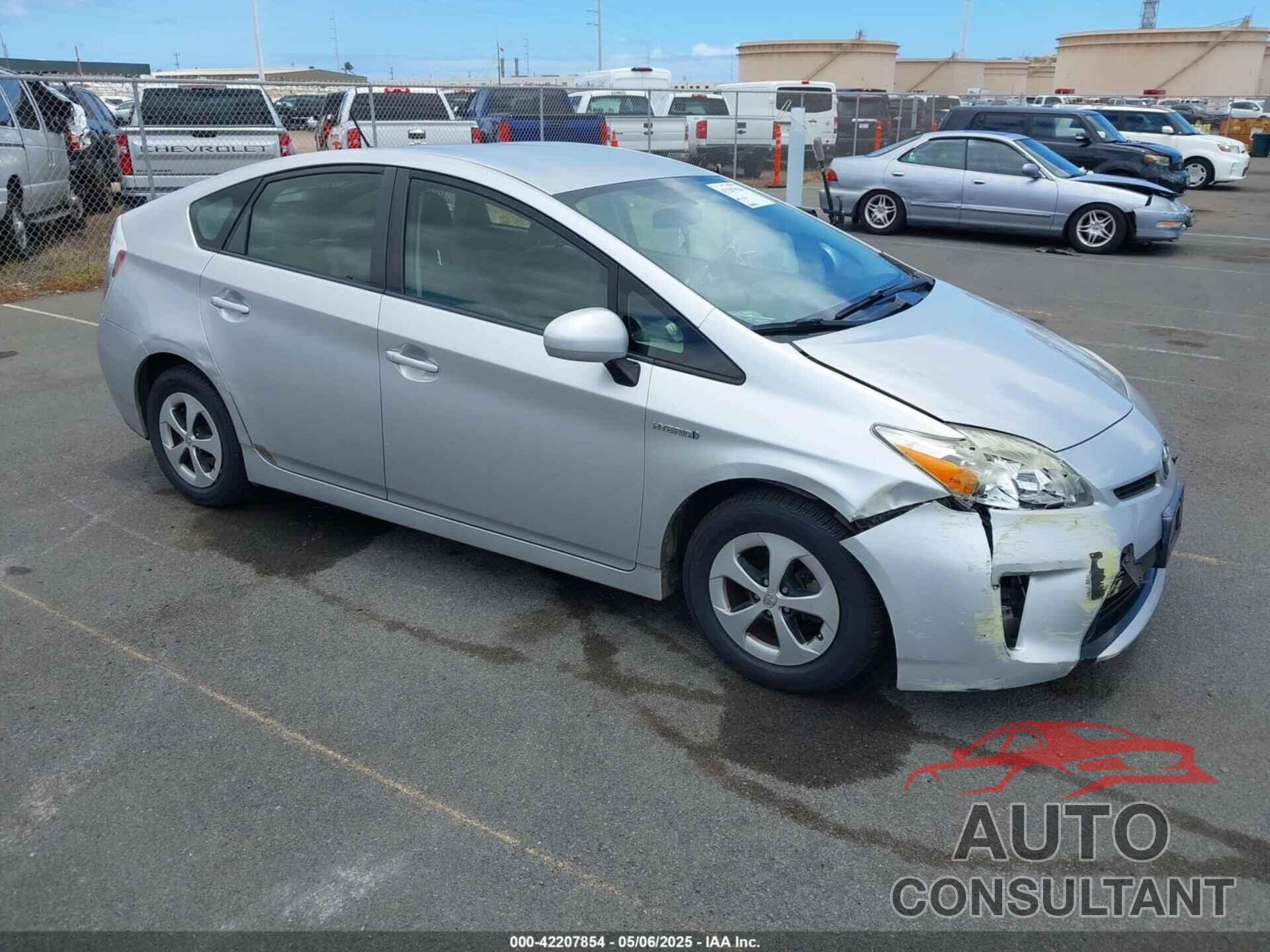 TOYOTA PRIUS 2012 - JTDKN3DUXC5507990