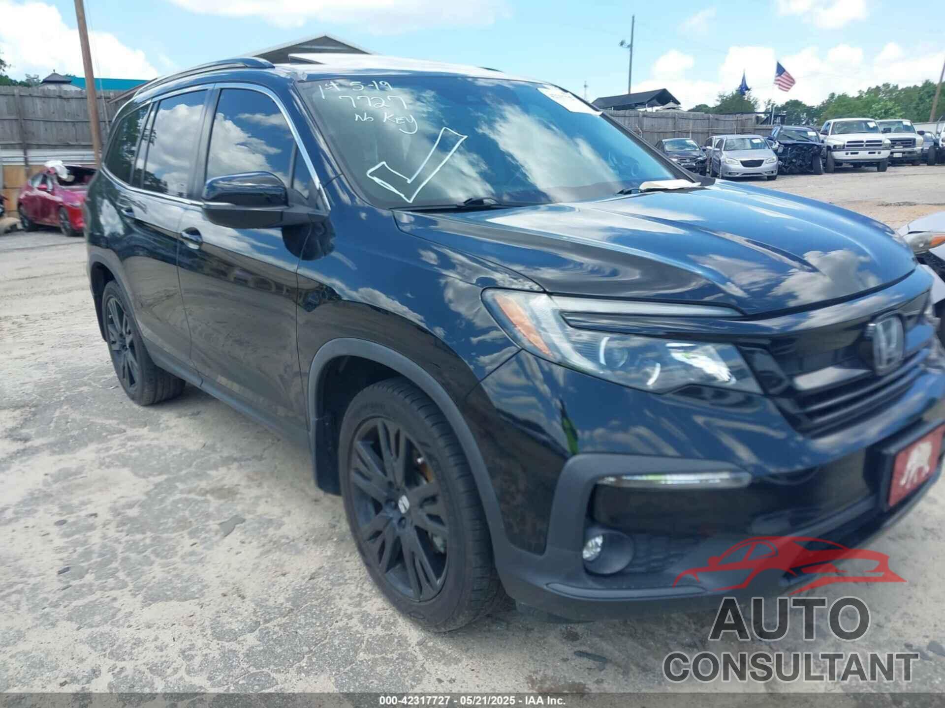 HONDA PILOT 2021 - 5FNYF6H23MB024343