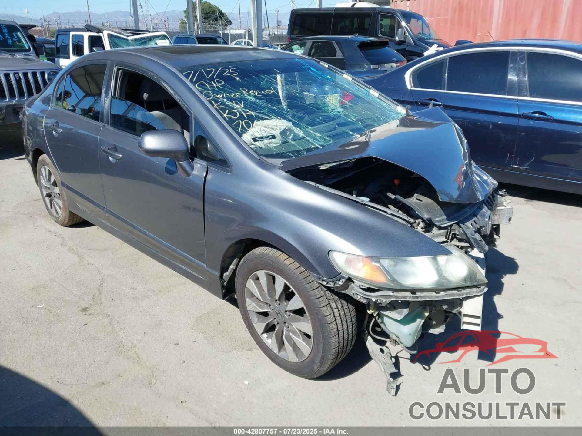 HONDA CIVIC 2009 - 2HGFA16889H307064