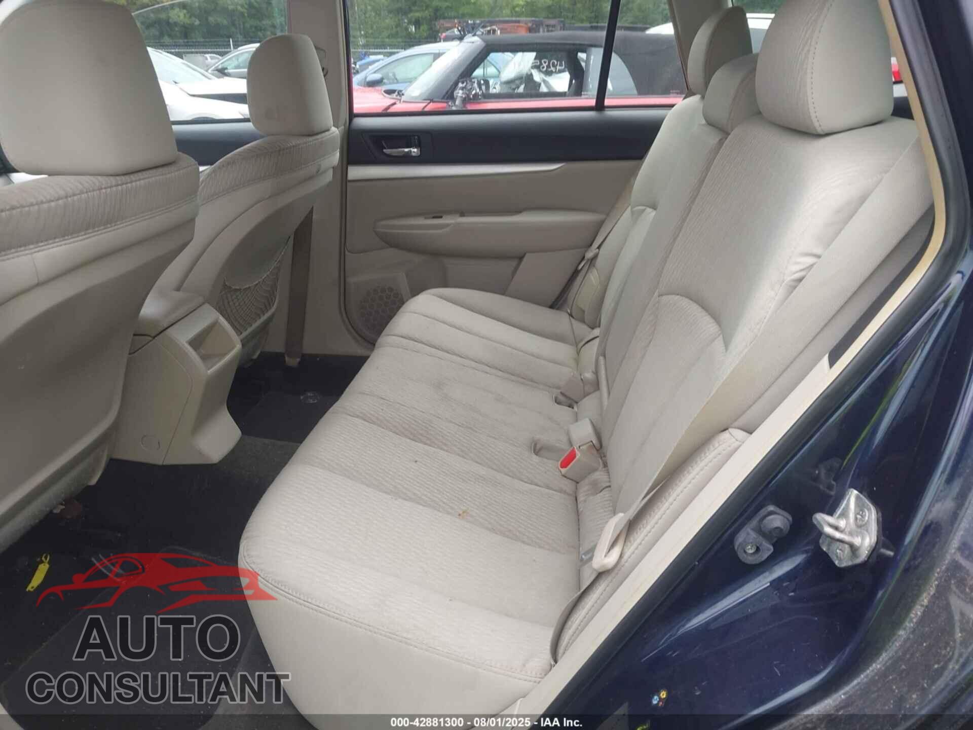 SUBARU OUTBACK 2012 - 4S4BRBAC9C3261239