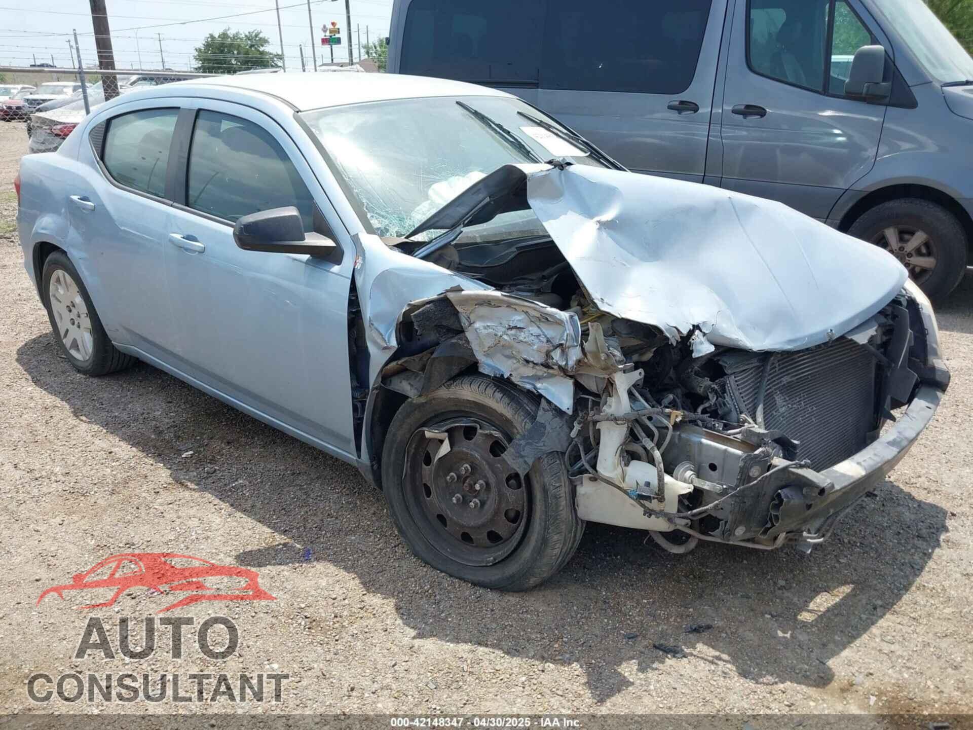 DODGE AVENGER 2013 - 1C3CDZAB9DN700537