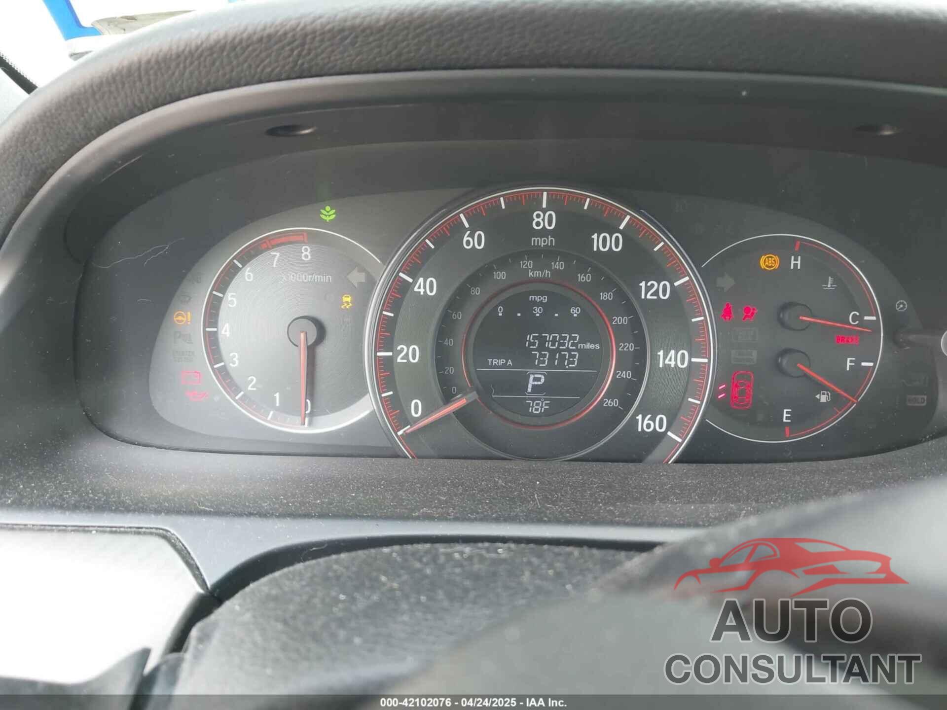 HONDA ACCORD 2017 - 1HGCR2F19HA203247