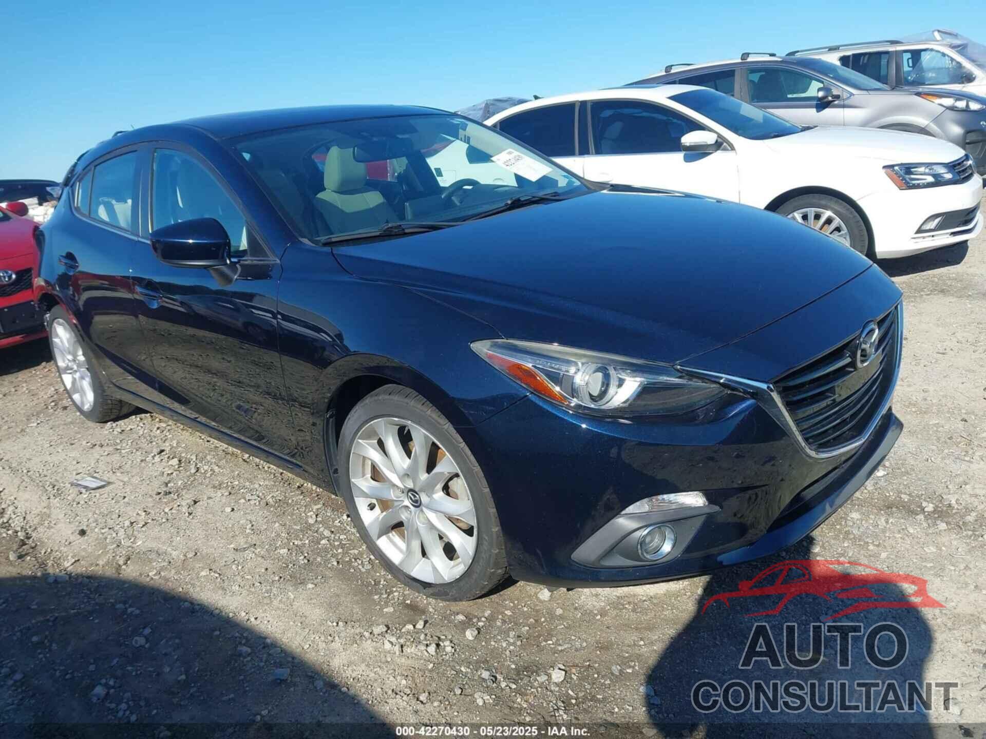 MAZDA MAZDA3 2015 - JM1BM1M36F1254418