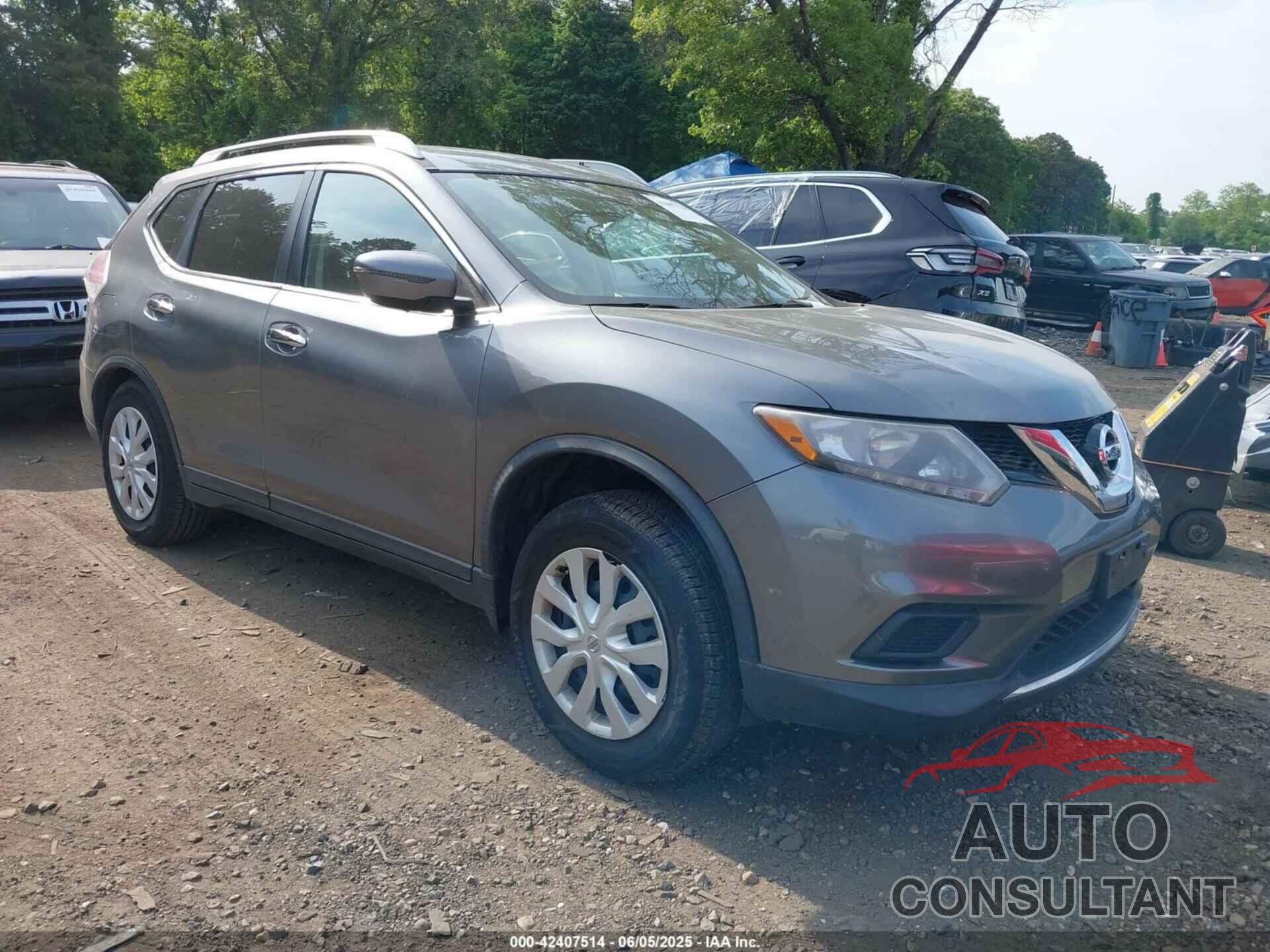NISSAN ROGUE 2016 - KNMAT2MV5GP609471