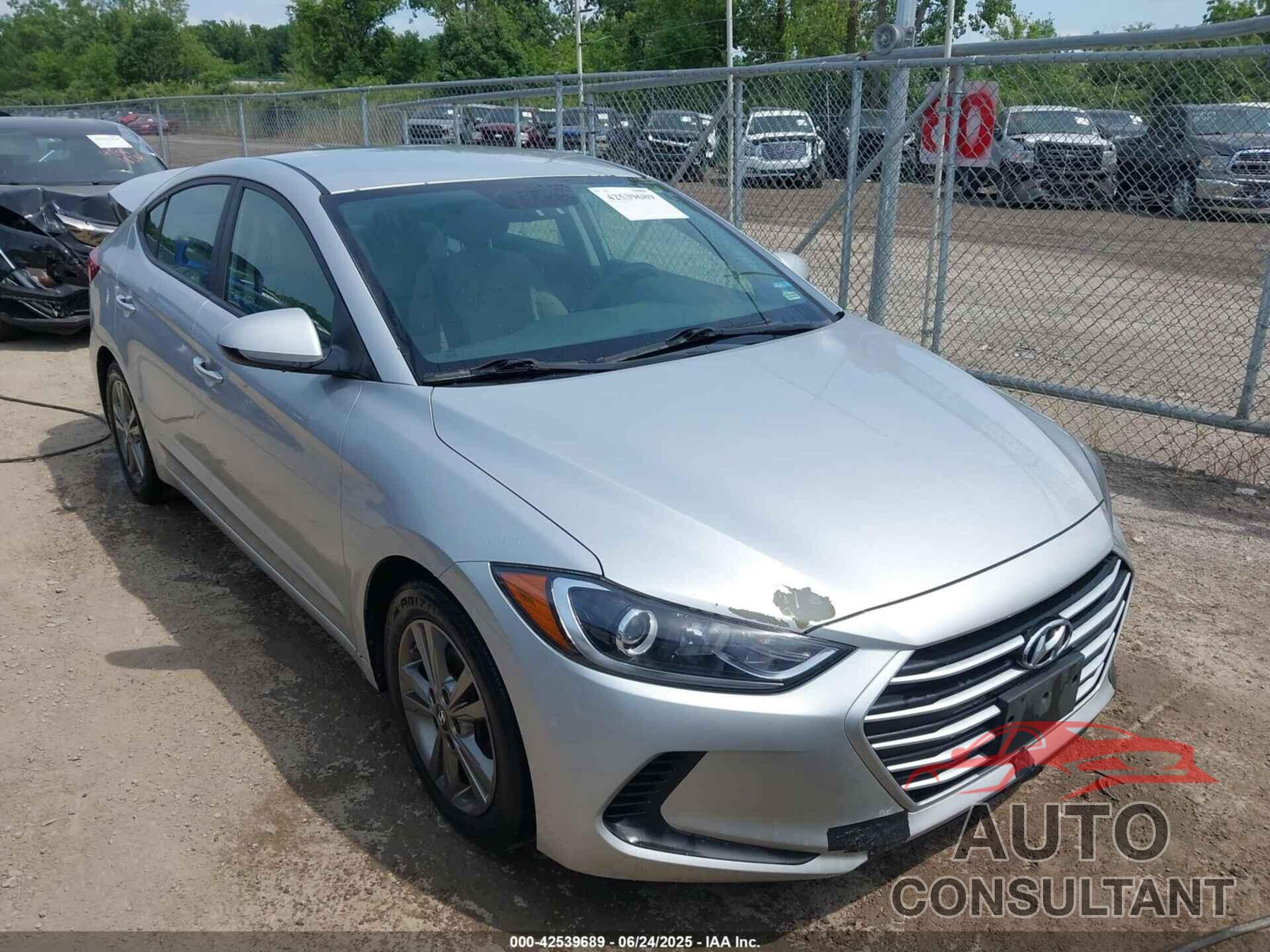 HYUNDAI ELANTRA 2018 - 5NPD84LF1JH221841