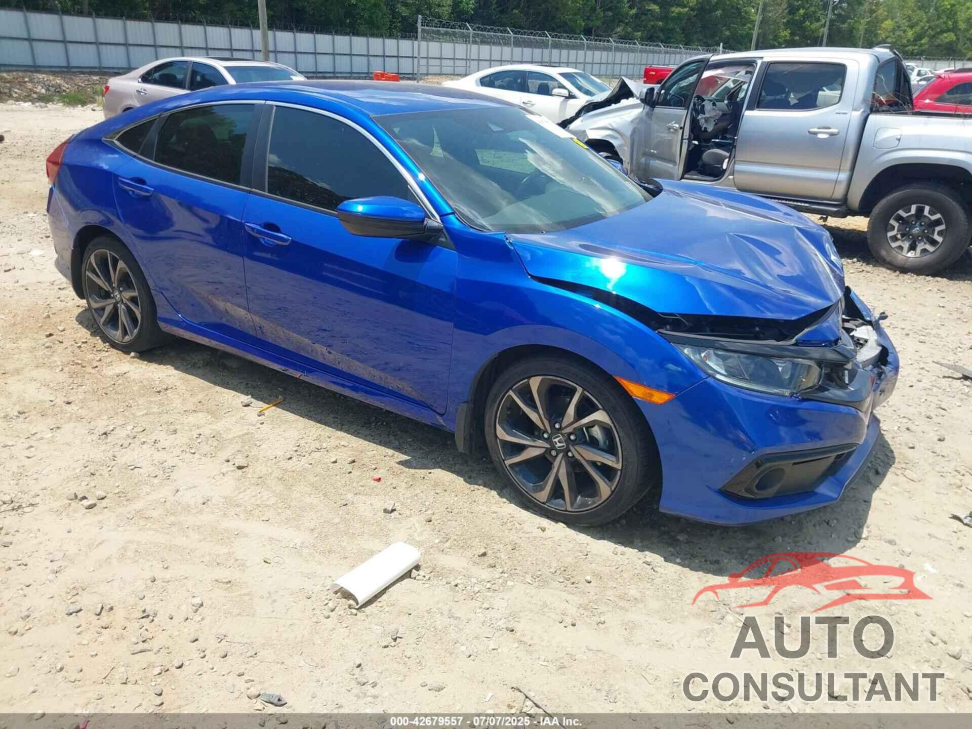 HONDA CIVIC 2019 - 2HGFC2F82KH596867