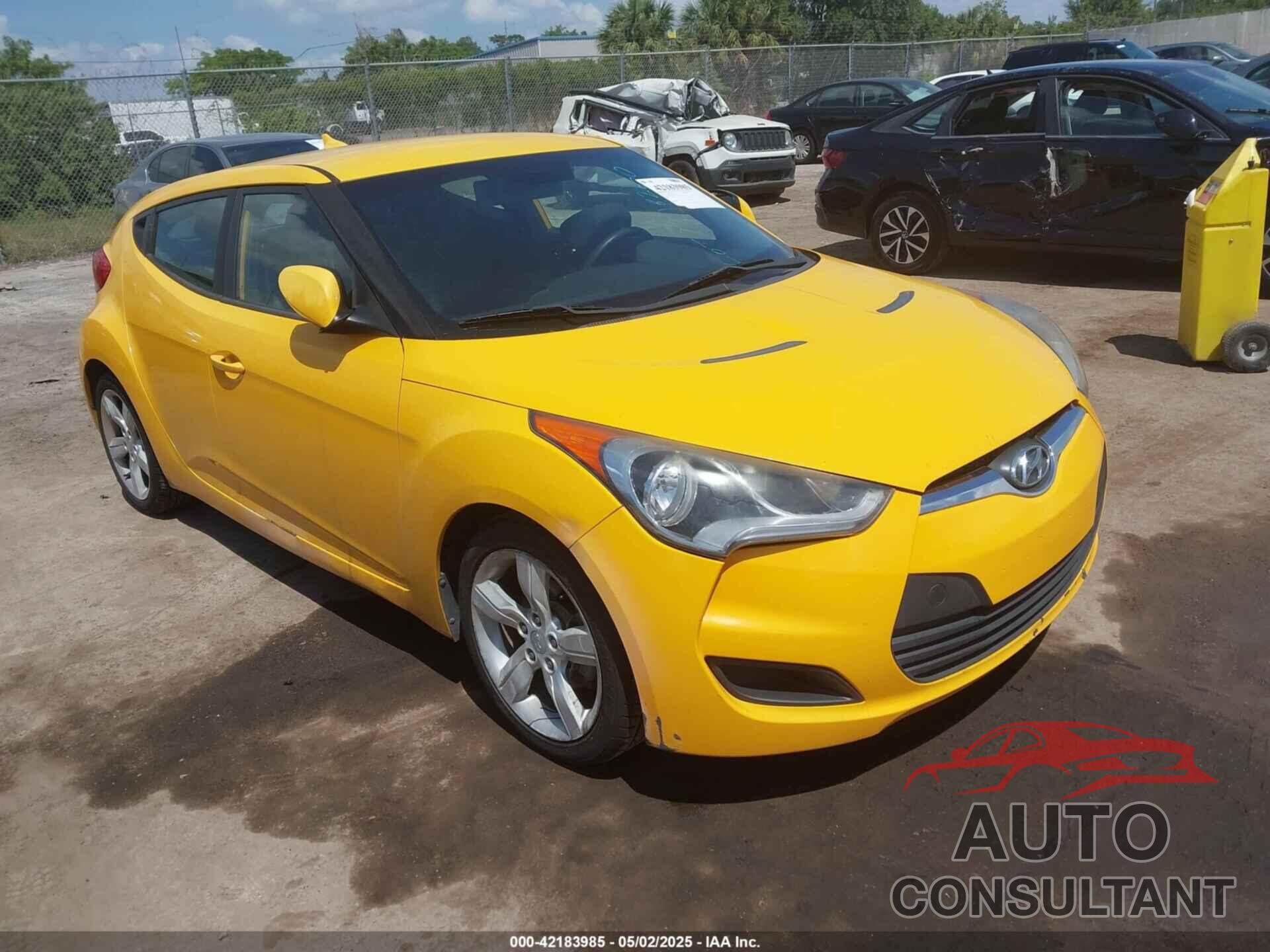 HYUNDAI VELOSTER 2015 - KMHTC6AD0FU226514