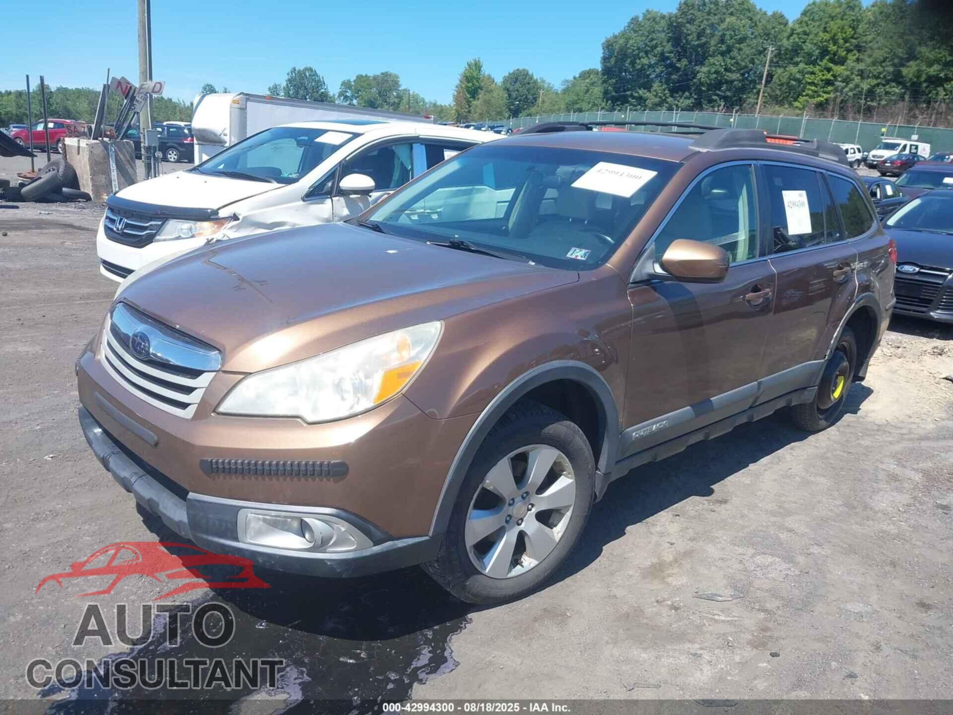 SUBARU OUTBACK 2011 - 4S4BRBCC2B3357693