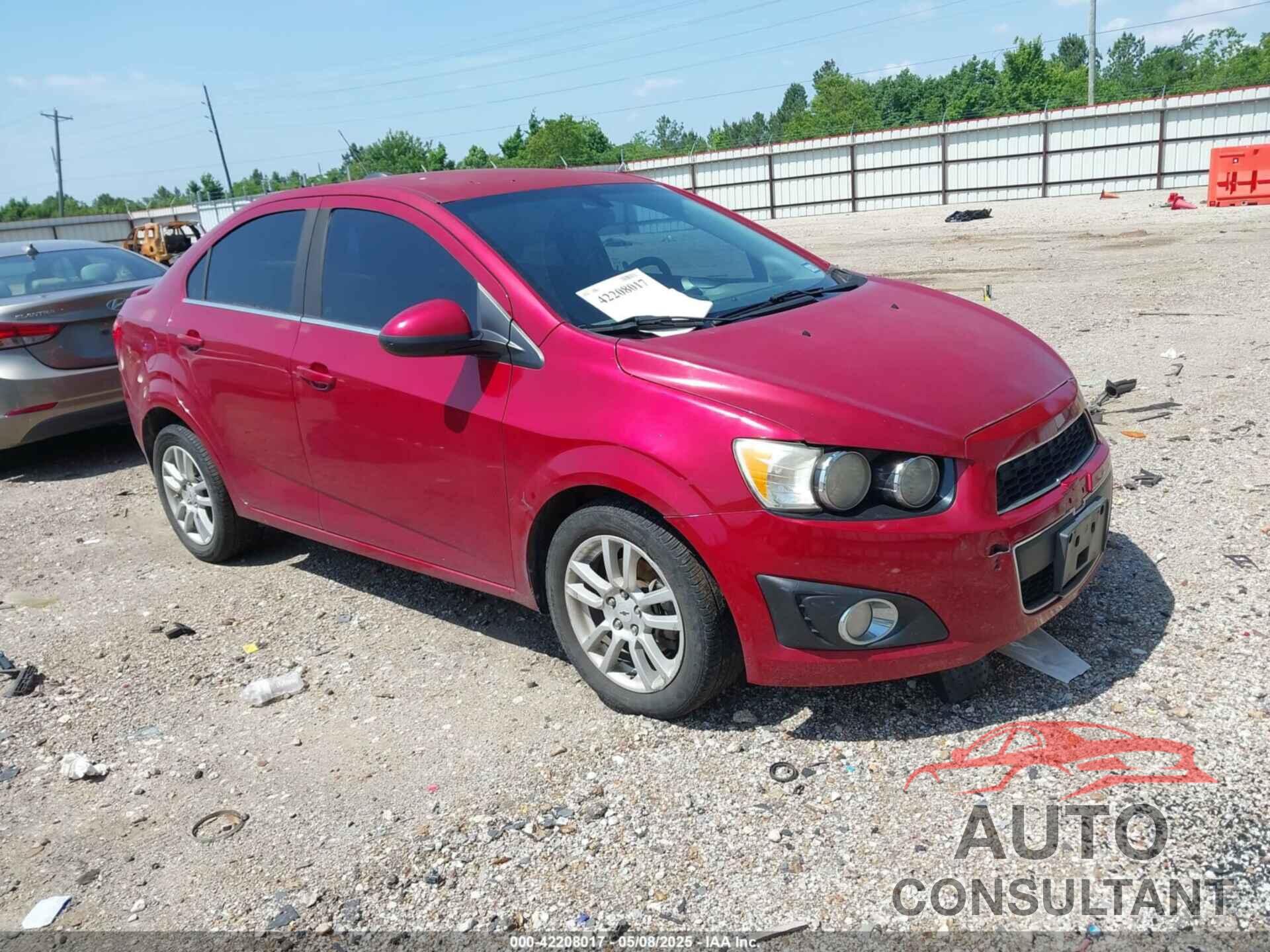 CHEVROLET SONIC 2016 - 1G1JC5SH2G4184428
