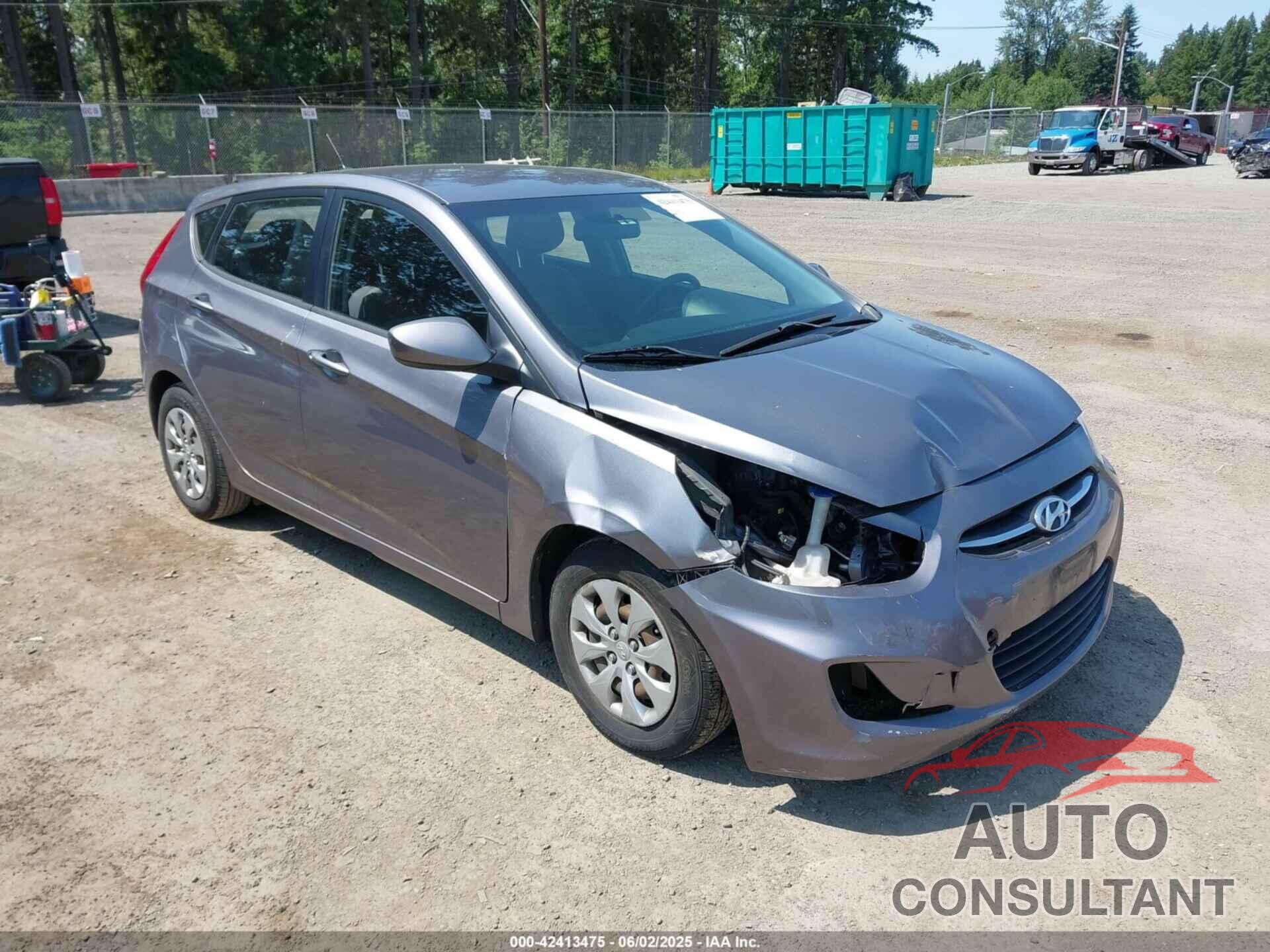 HYUNDAI ACCENT 2015 - KMHCT5AE4FU205006