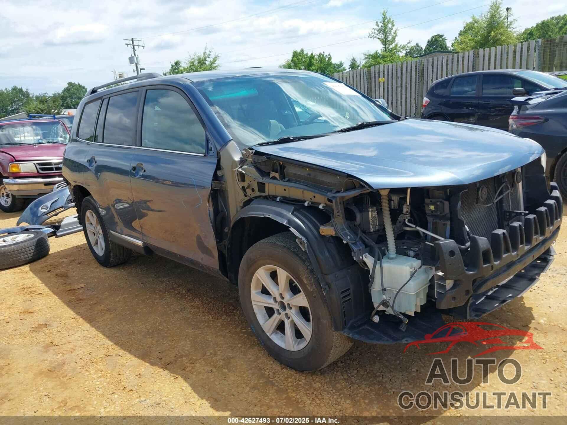 TOYOTA HIGHLANDER 2013 - 5TDBK3EH3DS225695