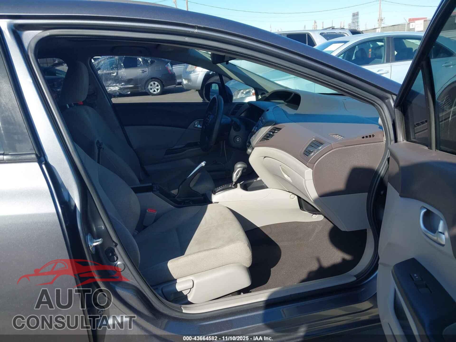 HONDA CIVIC 2012 - 2HGFB2F8XCH309635