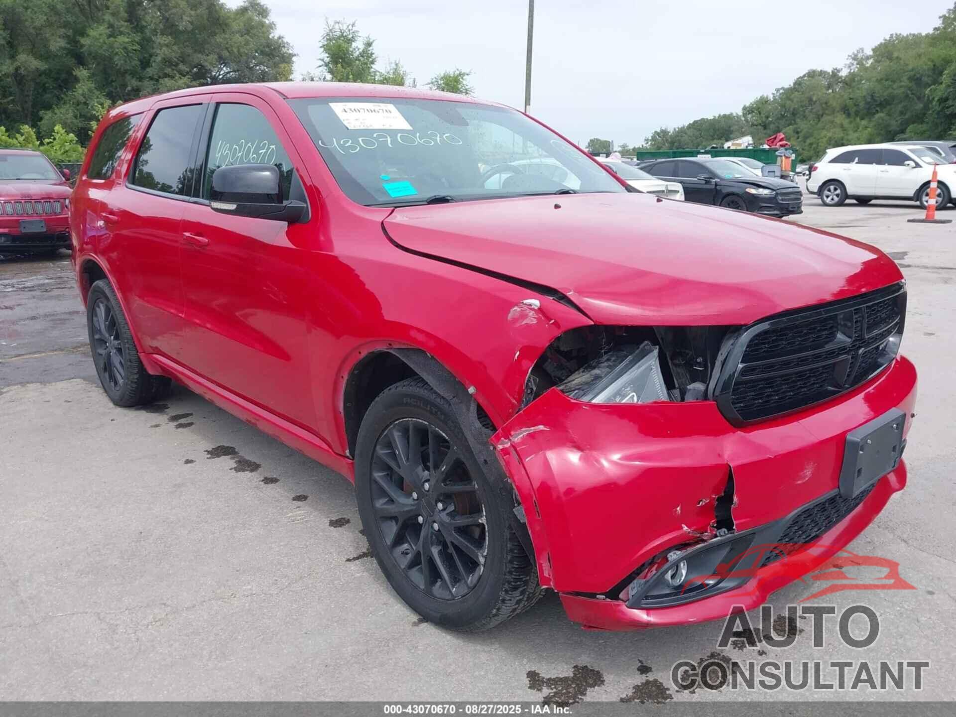 DODGE DURANGO 2016 - 1C4RDJDG2GC486442