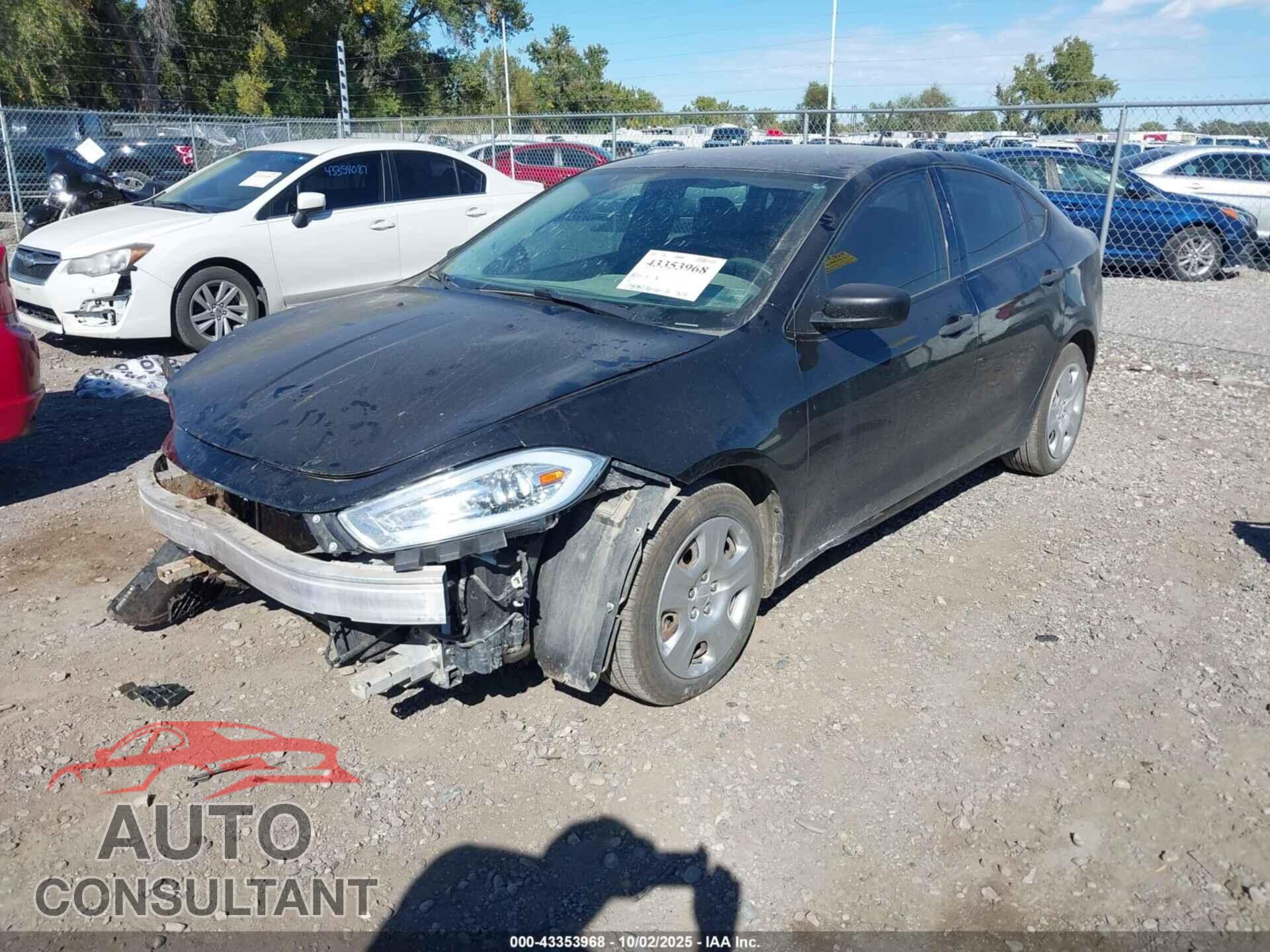 DODGE DART 2014 - 1C3CDFAA8ED768454