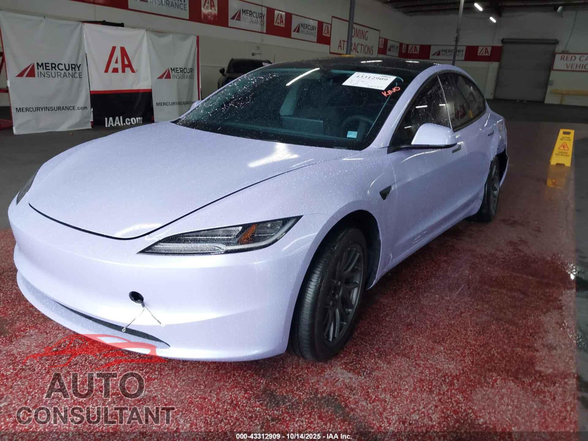TESLA MODEL 3 2025 - 5YJ3E1EA0SF044591