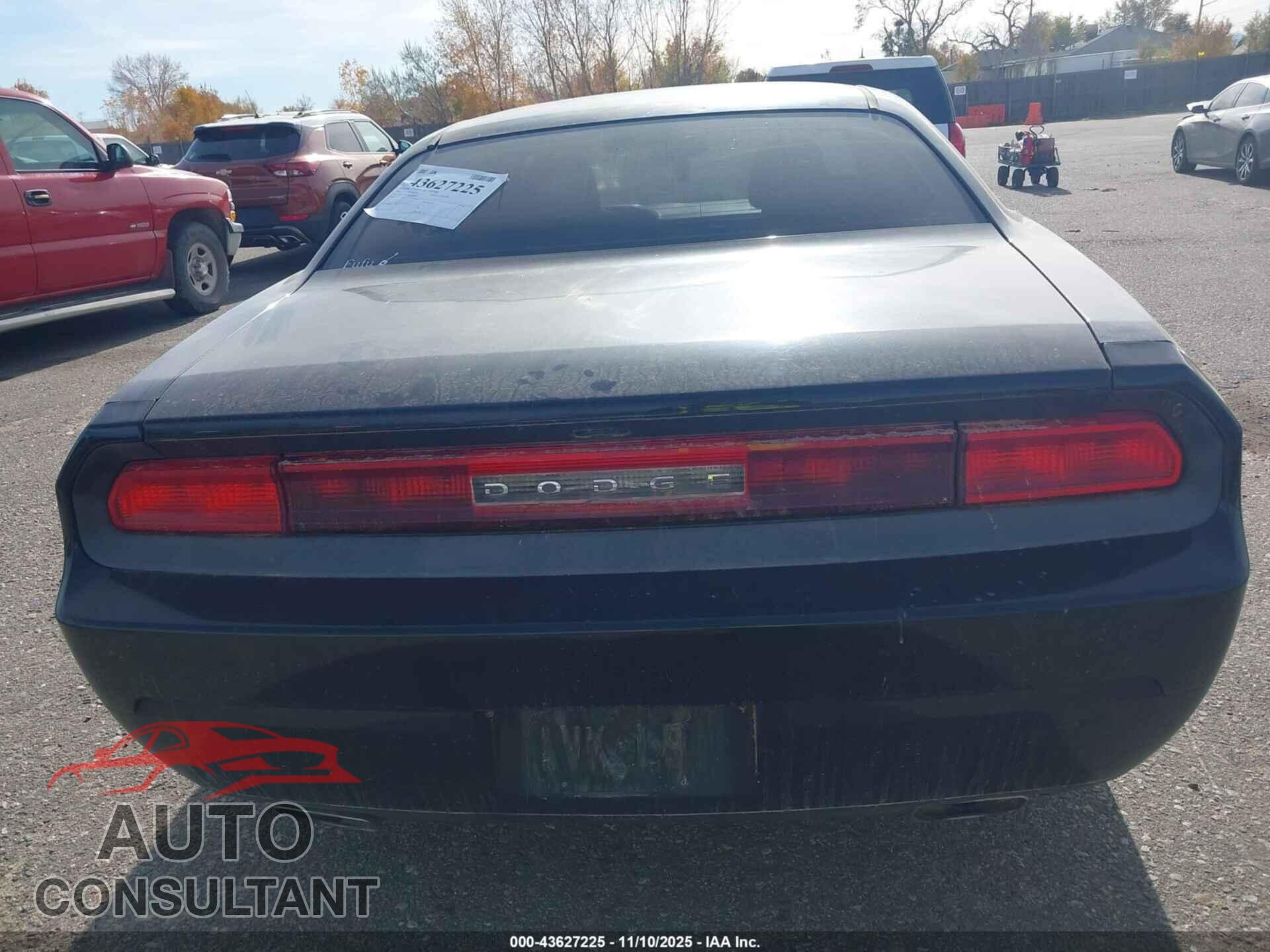 DODGE CHALLENGER 2013 - 2C3CDYAG3DH718983